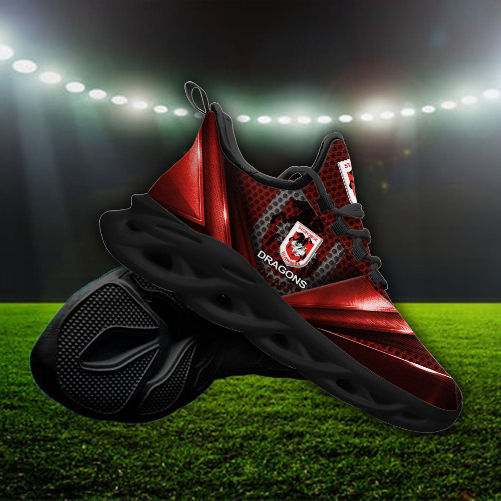 Ideafootwear St. George Illawarra Dragons NRL Max Soul Shoes Sneakers For Men And Women