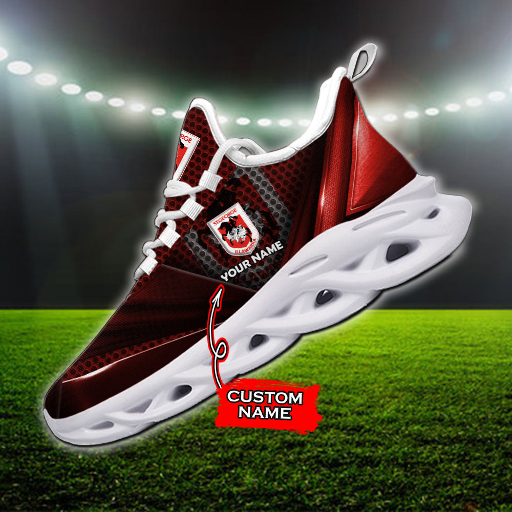 Ideafootwear St. George Illawarra Dragons NRL Max Soul Shoes Sneakers For Men And Women