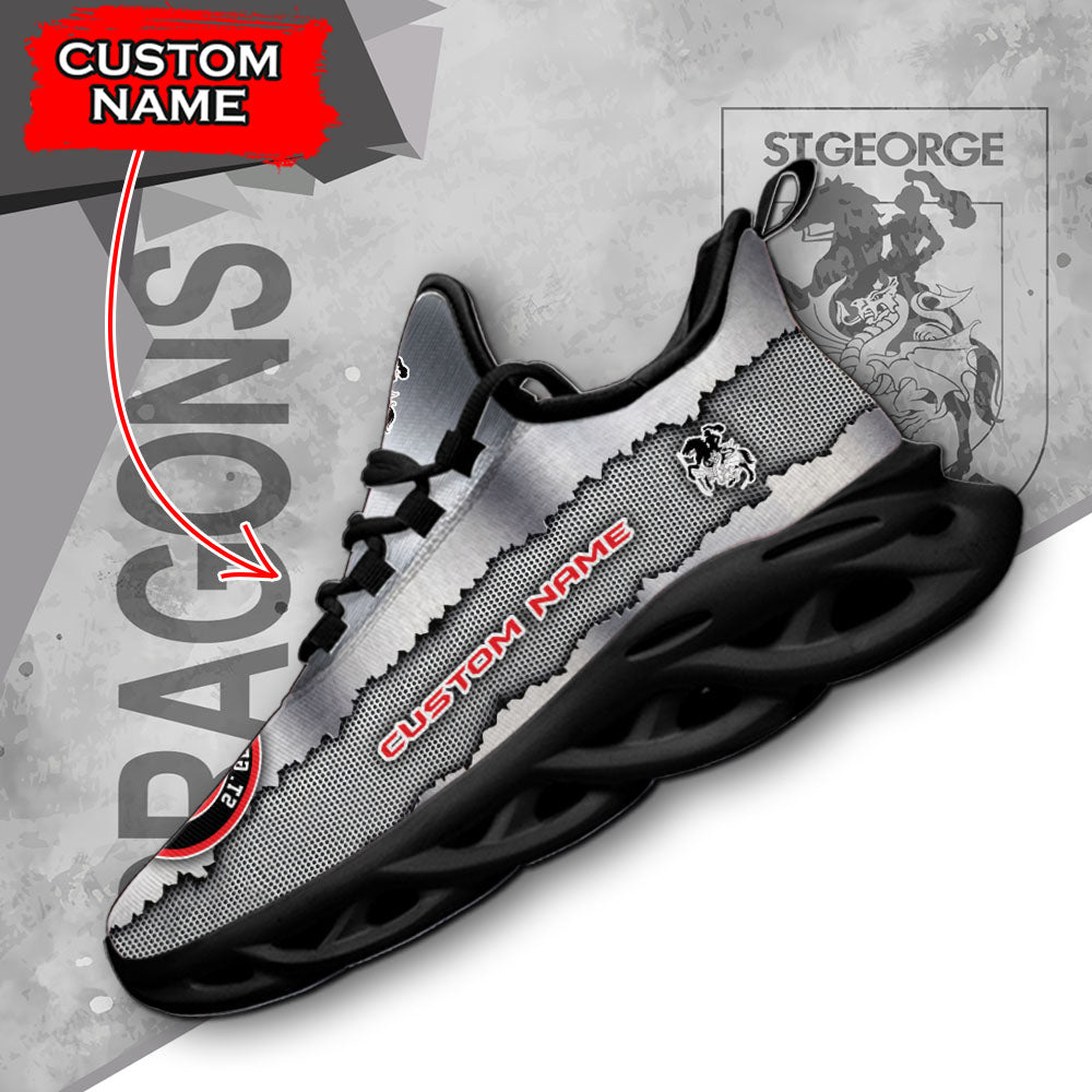 Ideafootwear St. George Illawarra Dragons NRL Max Soul Shoes Sneakers For Men And Women