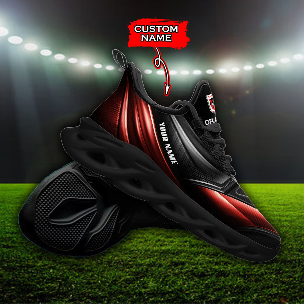Ideafootwear St. George Illawarra Dragons NRL Max Soul Shoes Sneakers For Men And Women