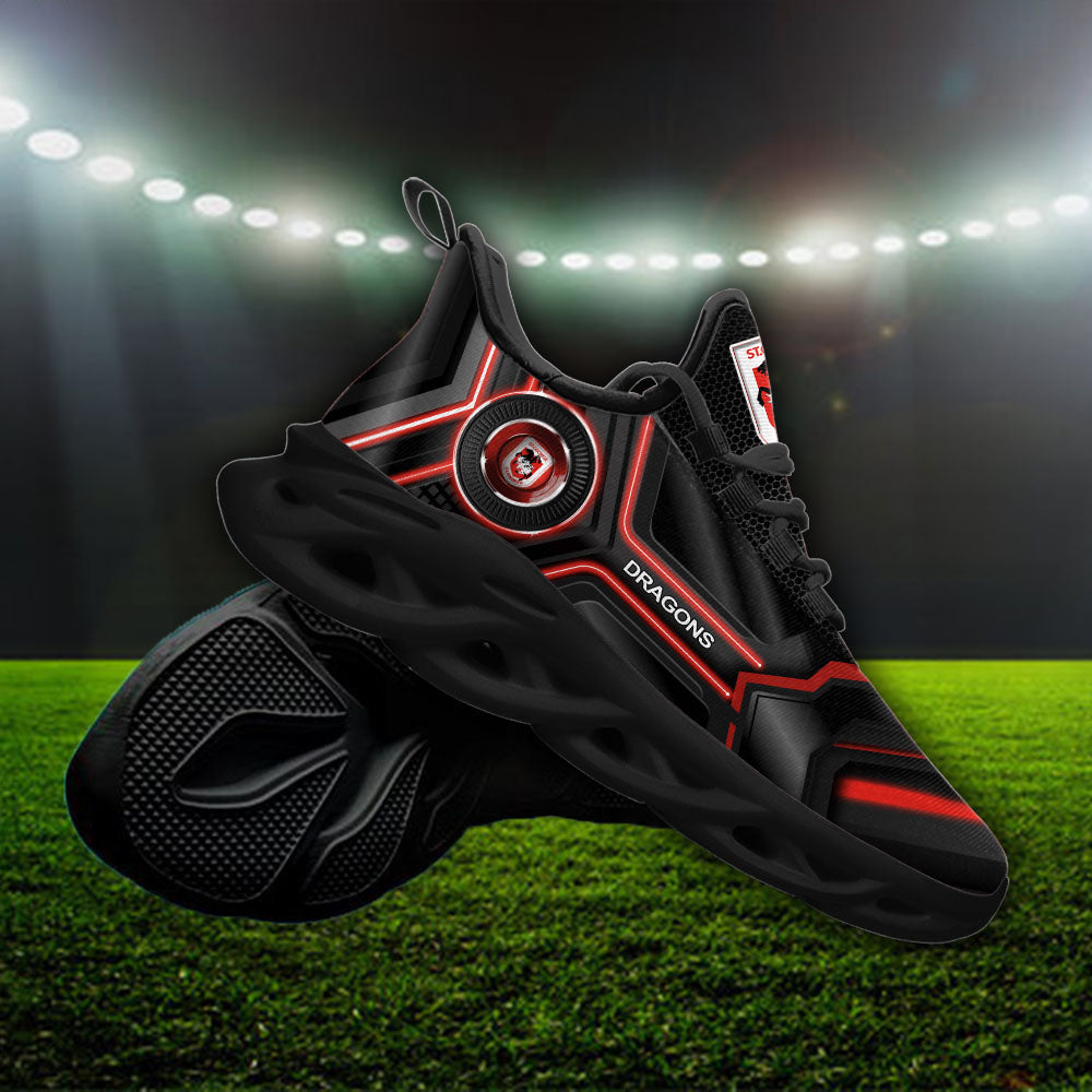 Ideafootwear St. George Illawarra Dragons NRL Max Soul Shoes Sneakers For Men And Women