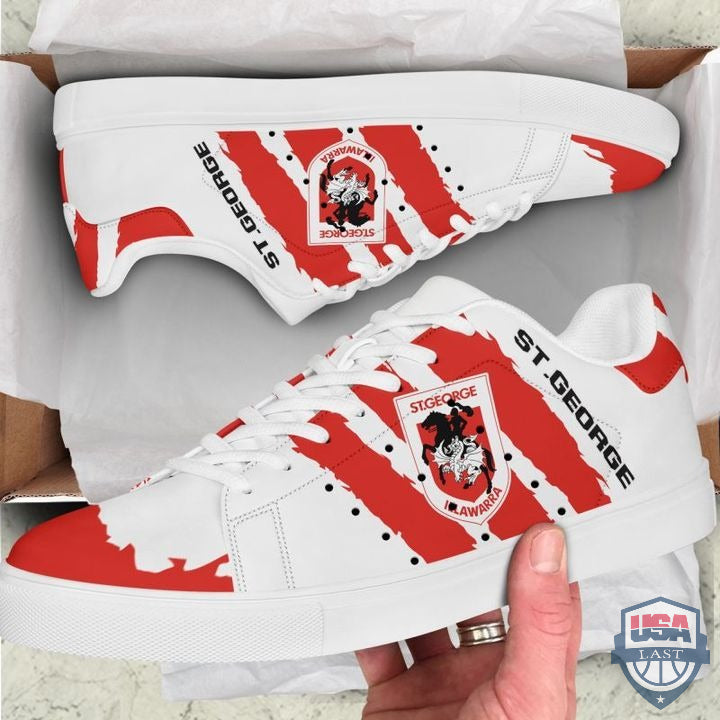 Ideafootwear St. George Illawarra Dragons Skate Stan Shoes Sneakes For Men And Women