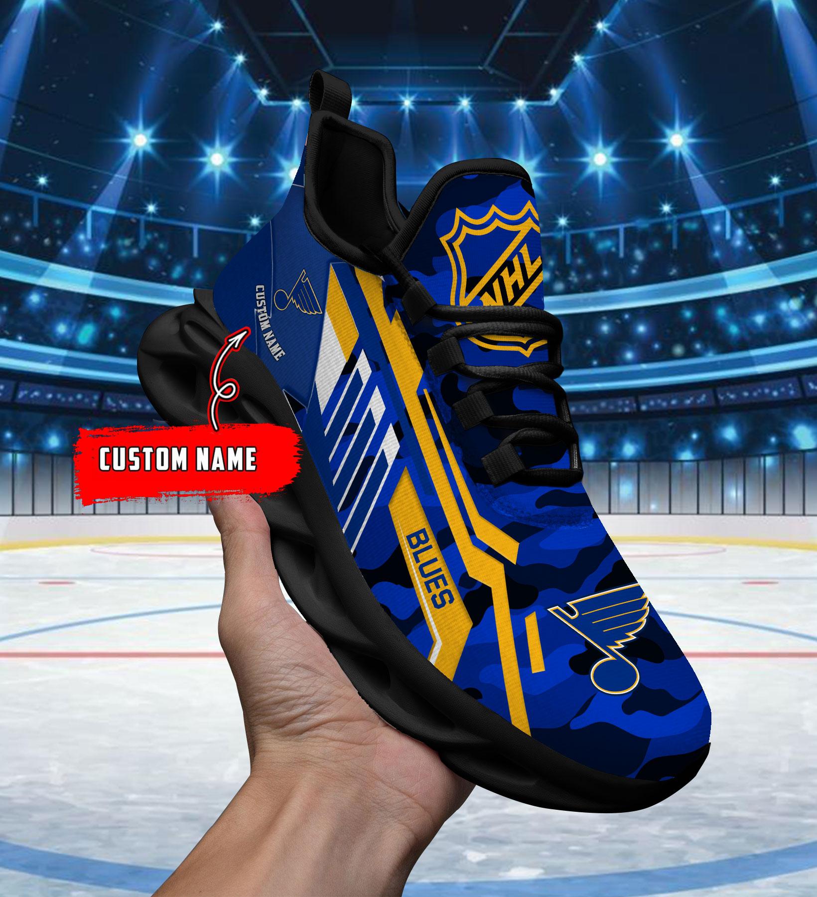 Ideafootwear St. Louis Blues Max Soul Shoes Sneakers For Men And Women
