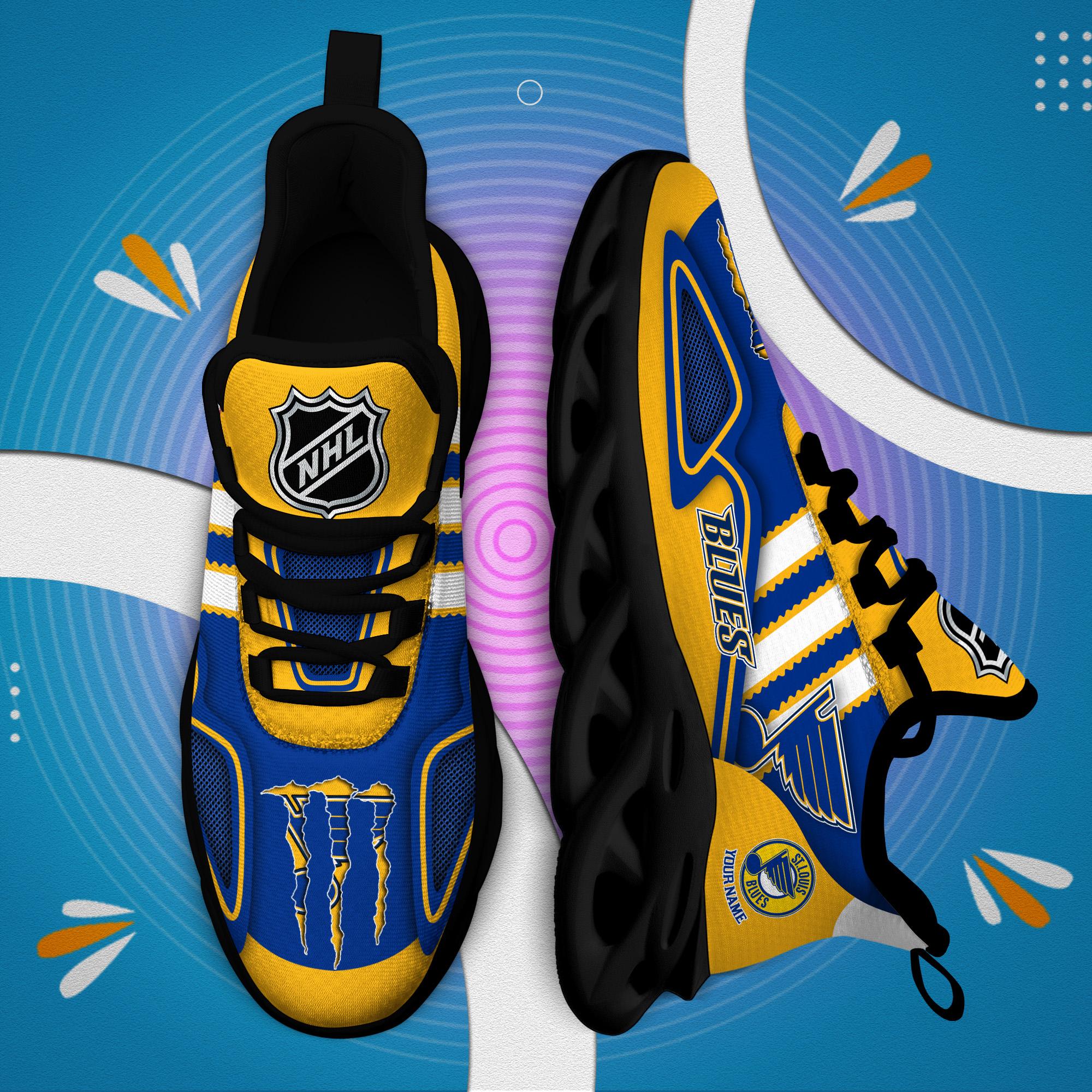Ideafootwear St. Louis Blues Max Soul Shoes Sneakers For Men And Women