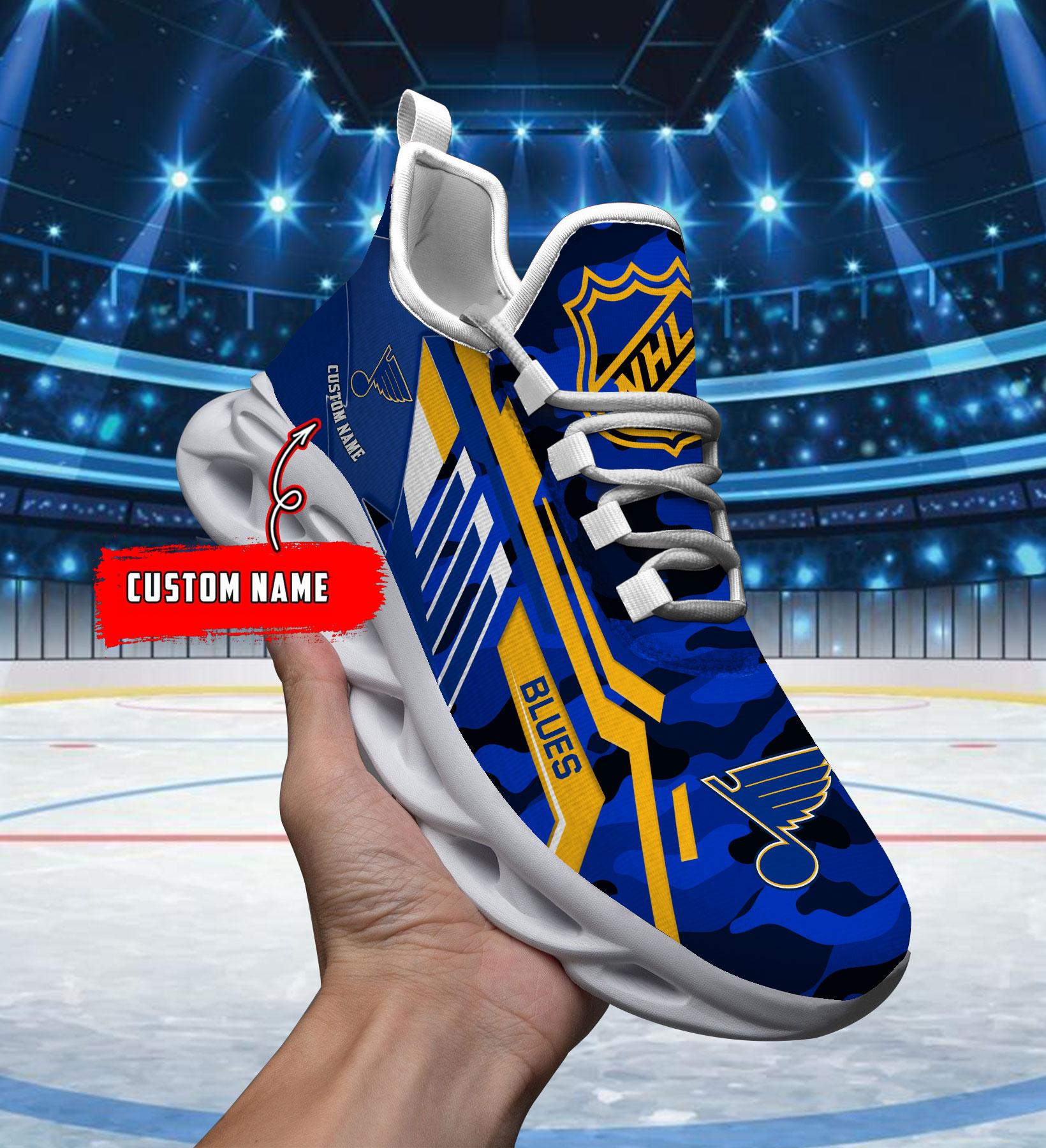 Ideafootwear St. Louis Blues Max Soul Shoes Sneakers For Men And Women