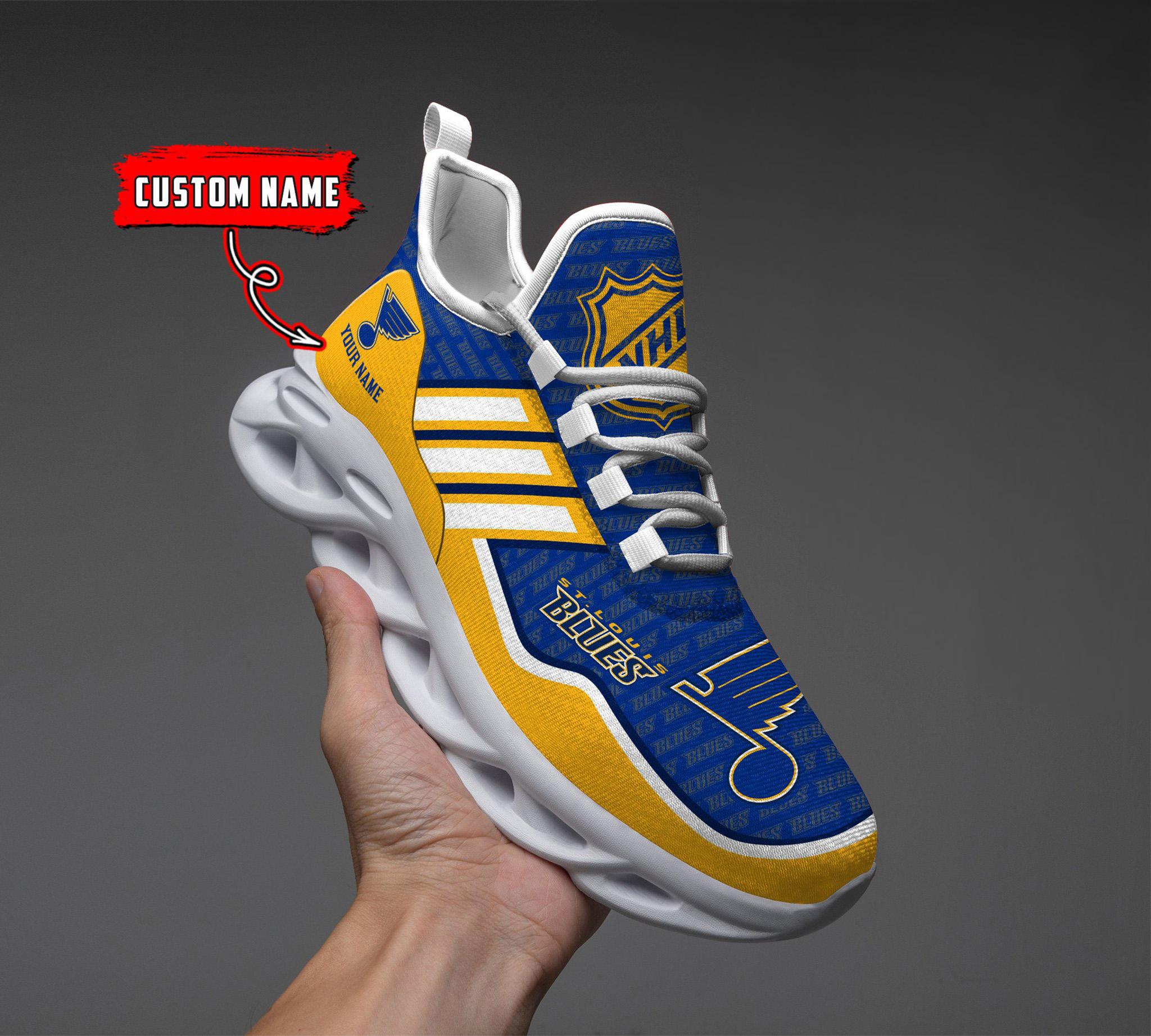 Ideafootwear St. Louis Blues Max Soul Shoes Sneakers For Men And Women
