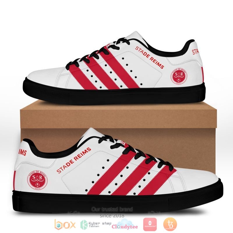 Ideafootwear Stade de Reims Skate Stan Shoes Sneakes For Men And Women