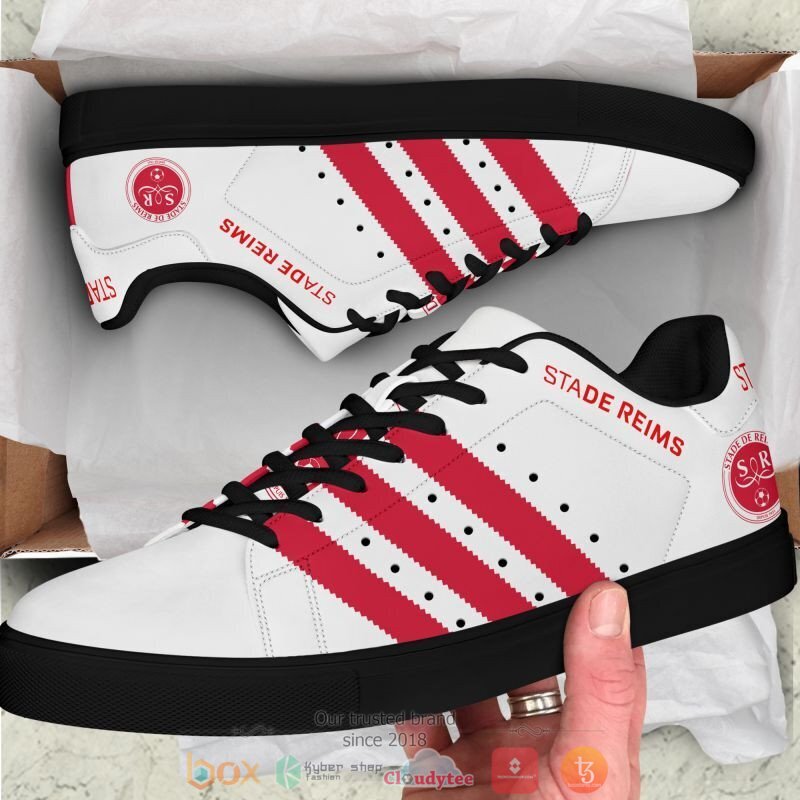 Ideafootwear Stade de Reims Skate Stan Shoes Sneakes For Men And Women