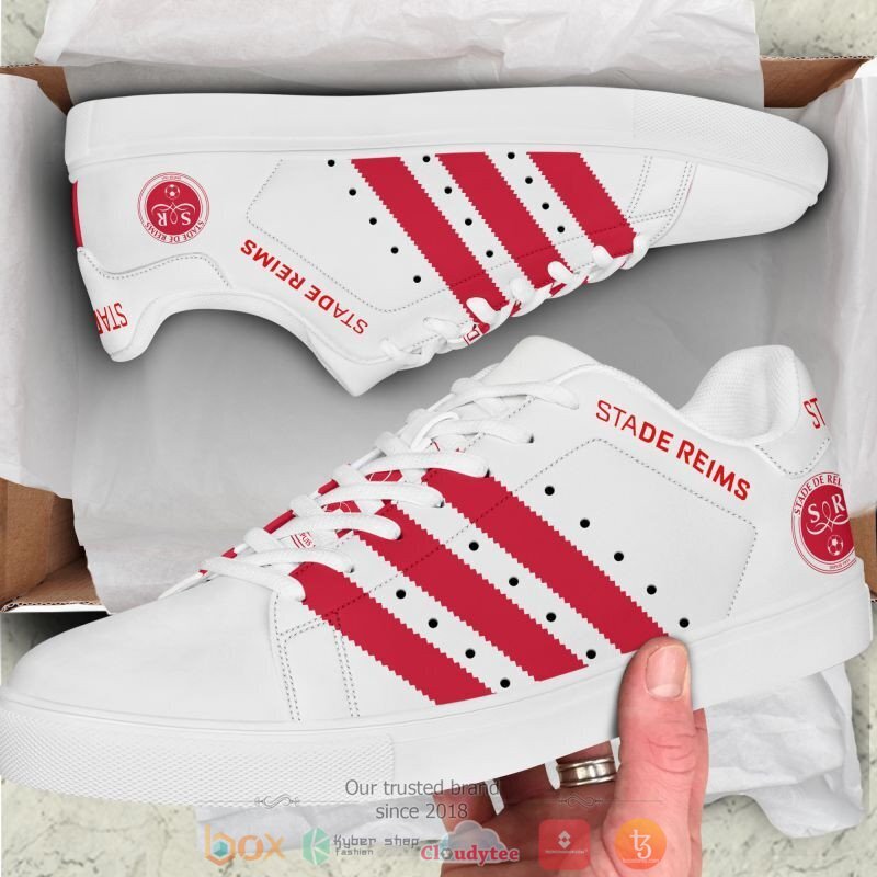 Ideafootwear Stade de Reims Skate Stan Shoes Sneakes For Men And Women