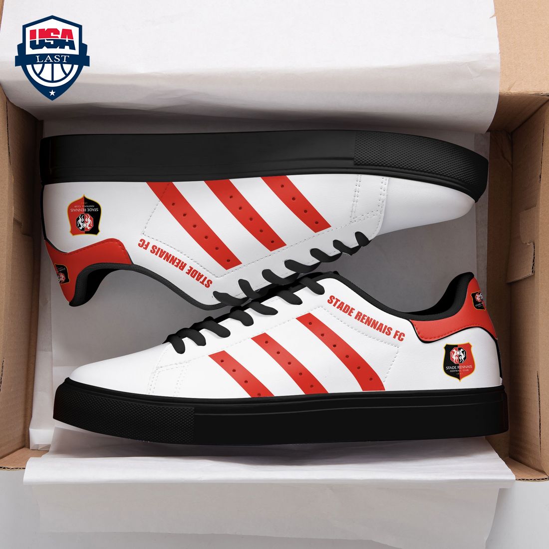 Ideafootwear Stade Rennais FC Skate Stan Shoes Sneakes For Men And Women