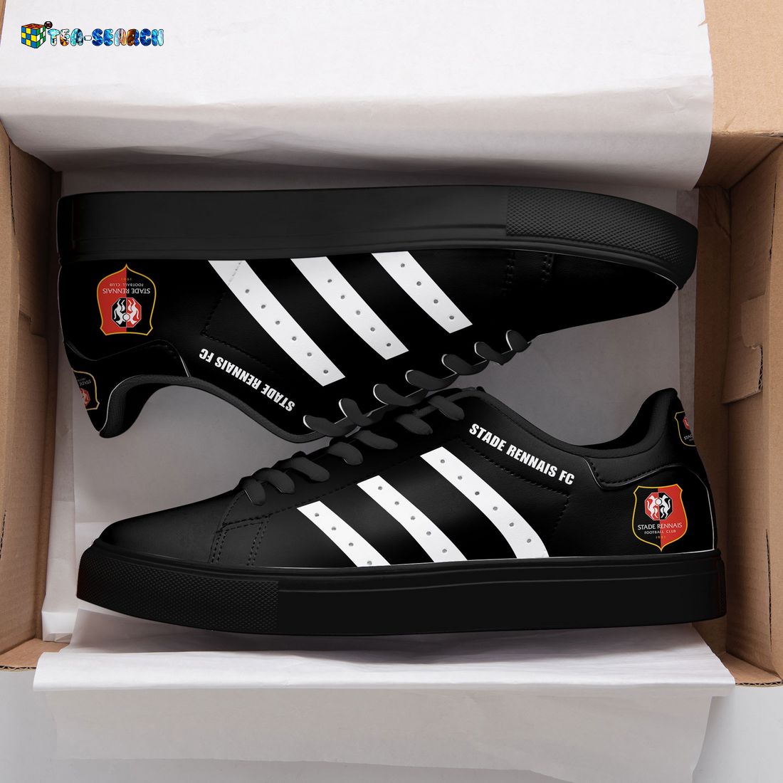 Ideafootwear Stade Rennais FC Skate Stan Shoes Sneakes For Men And Women