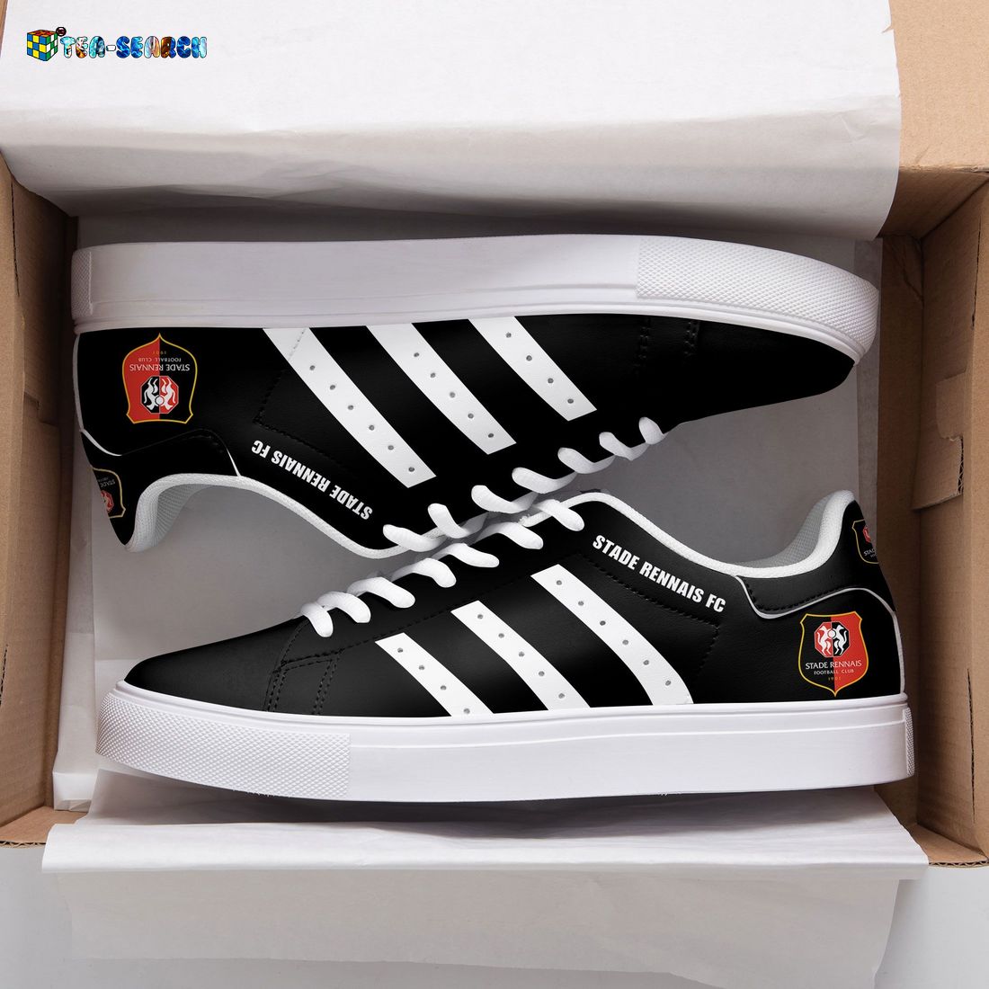 Ideafootwear Stade Rennais FC Skate Stan Shoes Sneakes For Men And Women