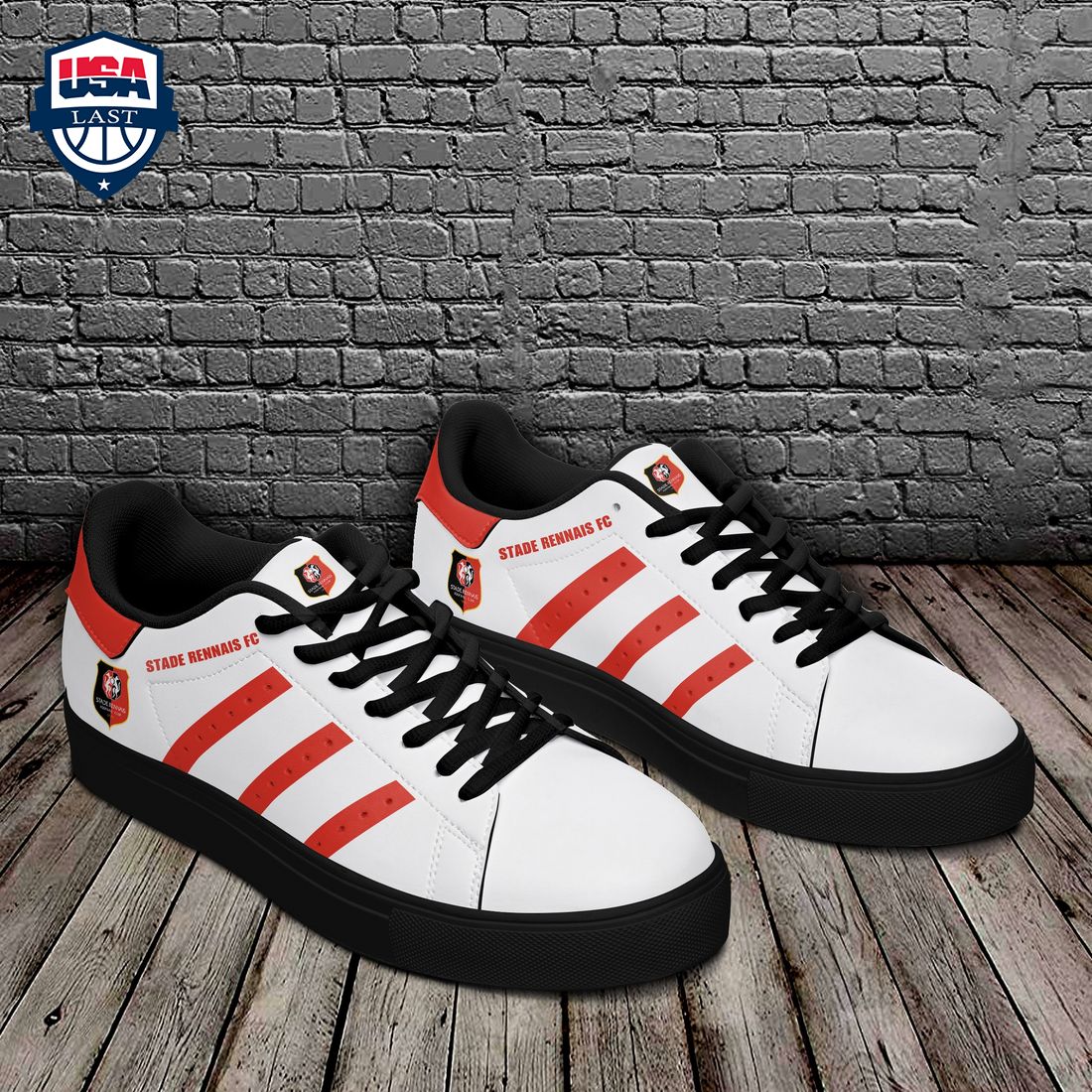 Ideafootwear Stade Rennais FC Skate Stan Shoes Sneakes For Men And Women