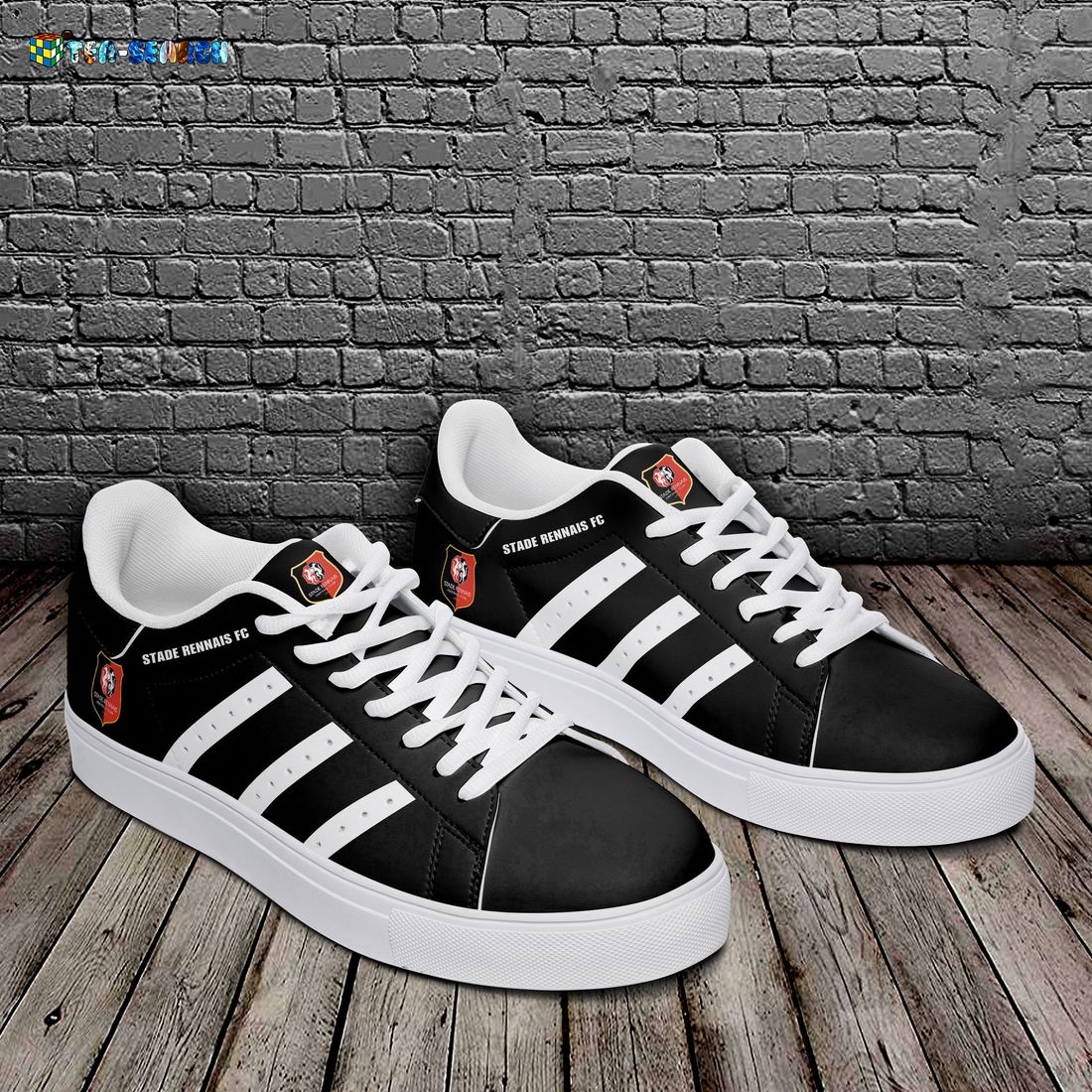 Ideafootwear Stade Rennais FC Skate Stan Shoes Sneakes For Men And Women