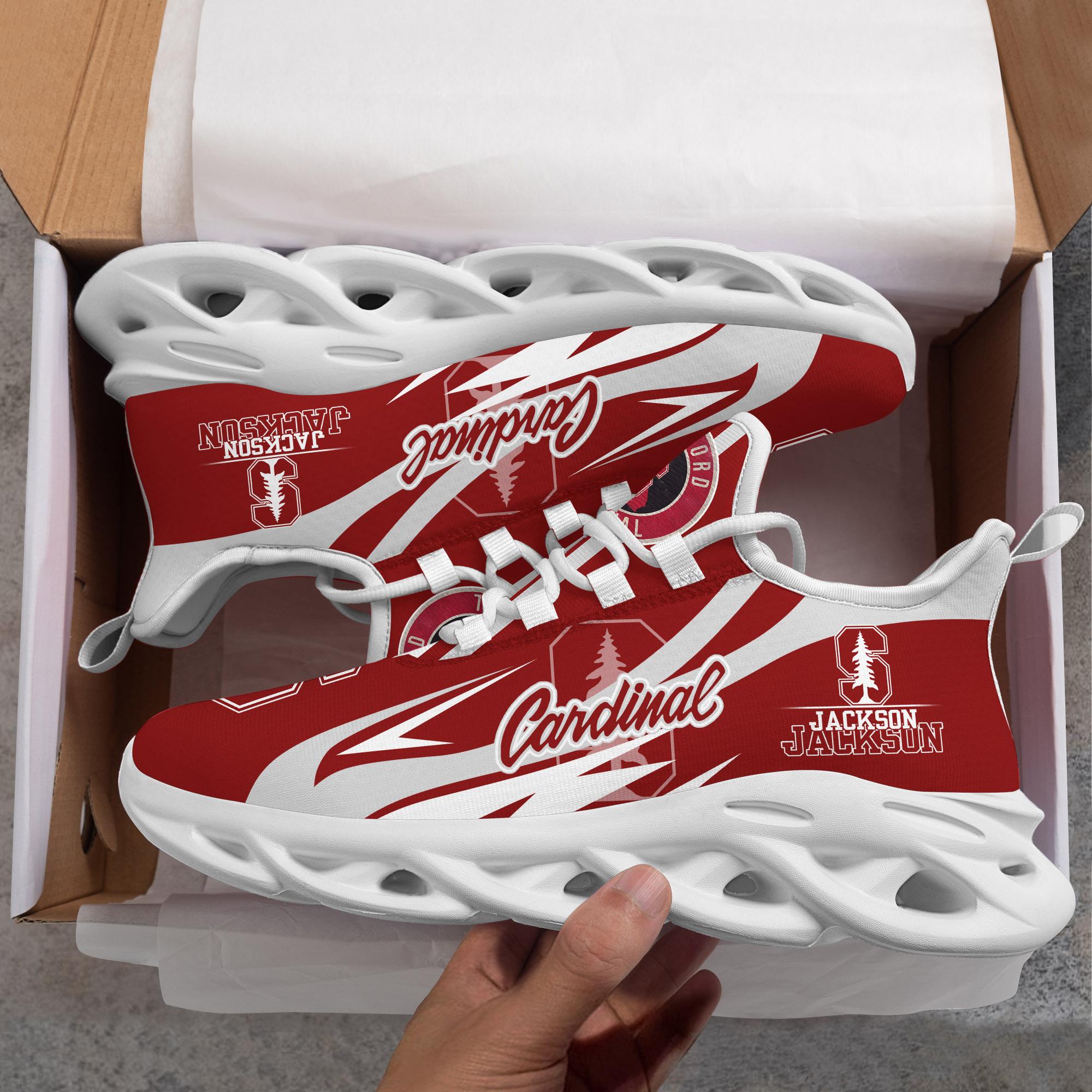 Ideafootwear Stanford Cardinal Max Soul Shoes Sneakers For Men And Women