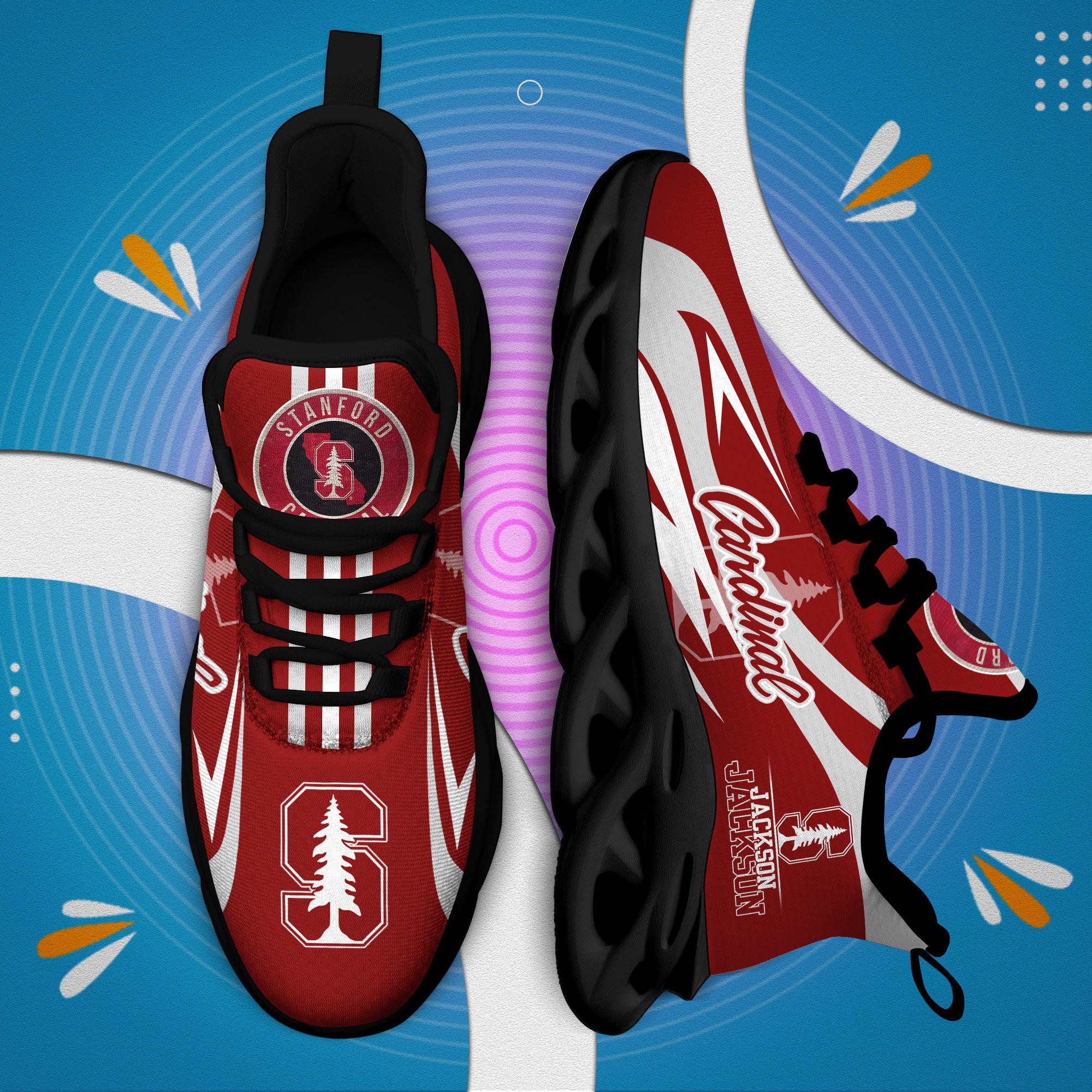 Ideafootwear Stanford Cardinal Max Soul Shoes Sneakers For Men And Women