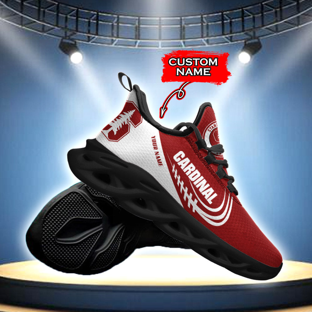 Ideafootwear Stanford Cardinal NCAA Max Soul Shoes Sneakers For Men And Women
