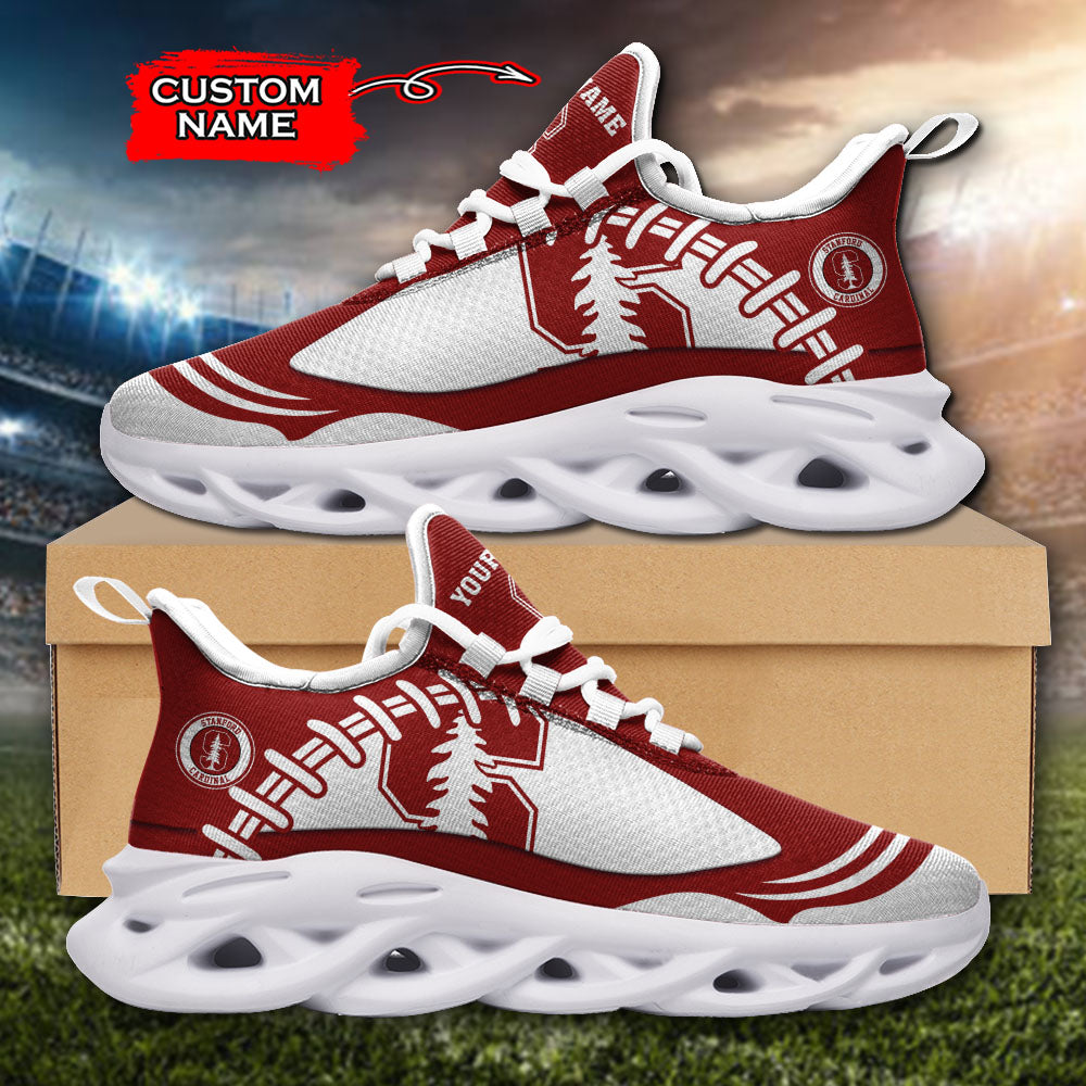 Ideafootwear Stanford Cardinal NCAA Max Soul Shoes Sneakers For Men And Women