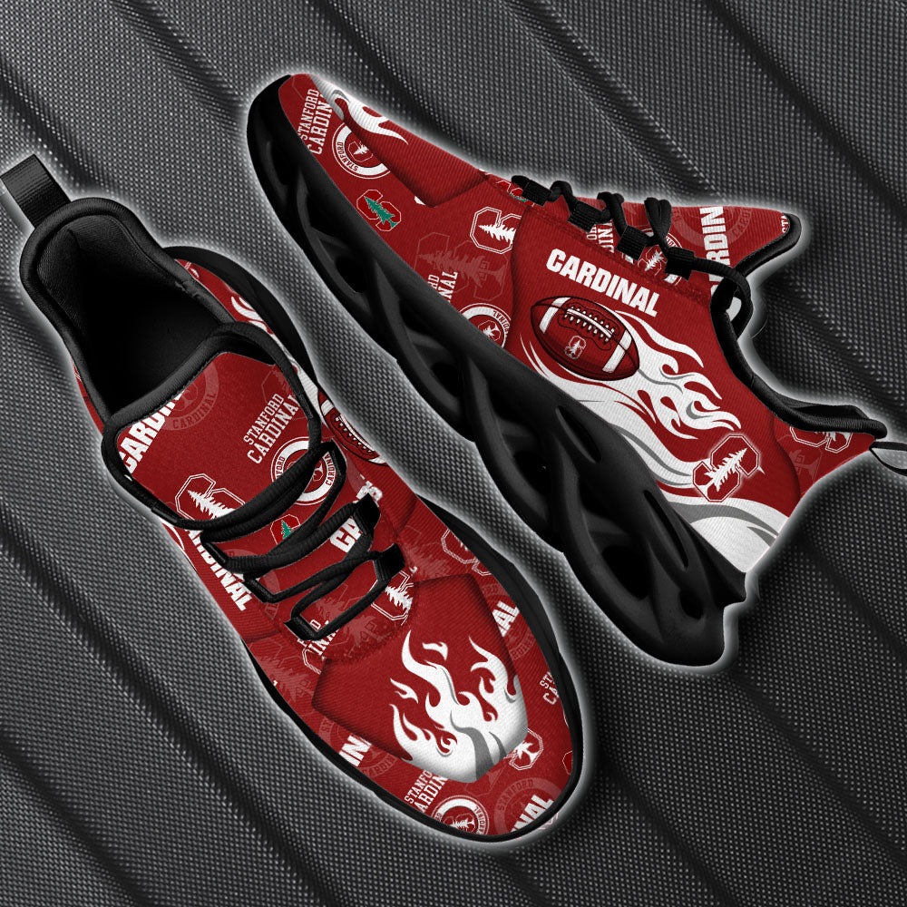 Ideafootwear Stanford Cardinal NCAA Max Soul Shoes Sneakers For Men And Women
