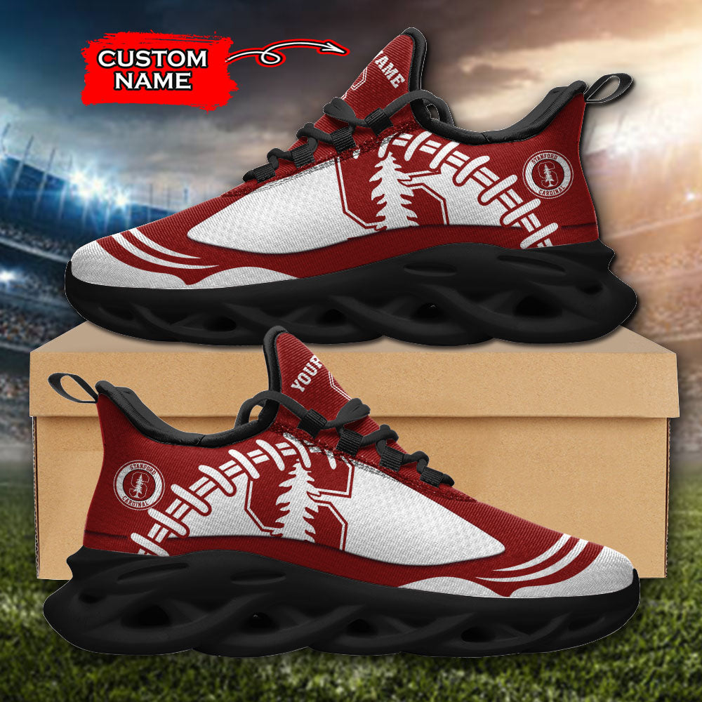 Ideafootwear Stanford Cardinal NCAA Max Soul Shoes Sneakers For Men And Women