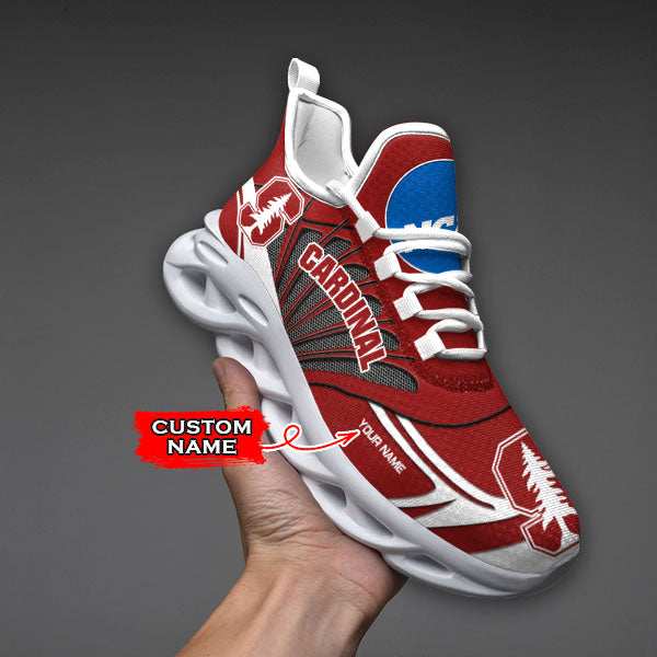 Ideafootwear Stanford Cardinal NCAA Max Soul Shoes Sneakers For Men And Women