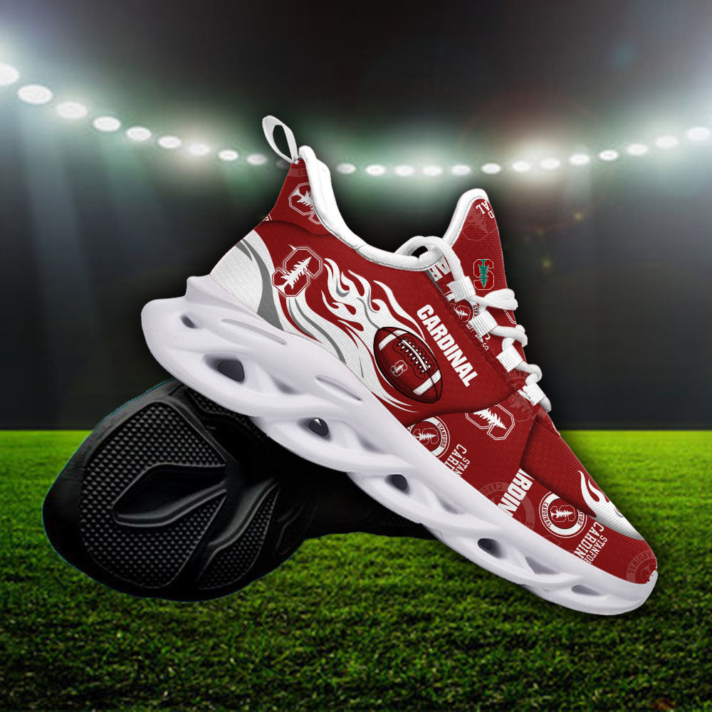 Ideafootwear Stanford Cardinal NCAA Max Soul Shoes Sneakers For Men And Women