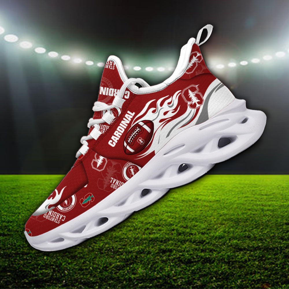 Ideafootwear Stanford Cardinal NCAA Max Soul Shoes Sneakers For Men And Women
