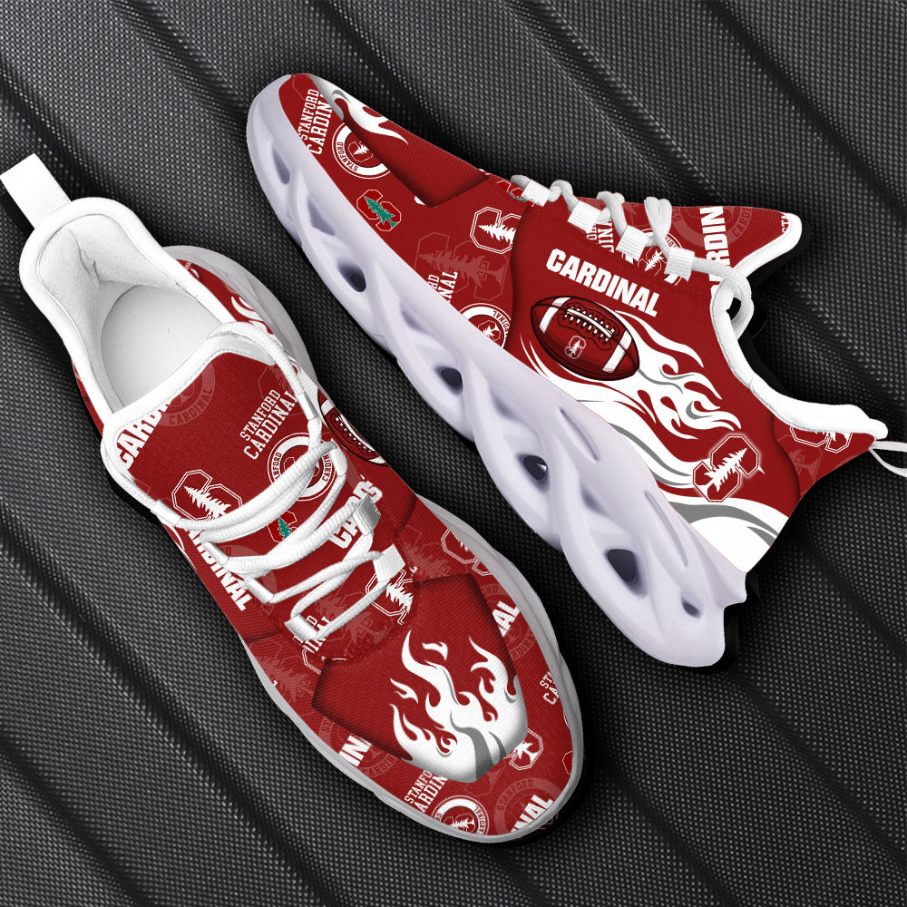 Ideafootwear Stanford Cardinal NCAA Max Soul Shoes Sneakers For Men And Women