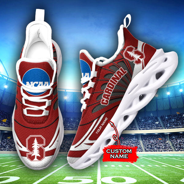 Ideafootwear Stanford Cardinal NCAA Max Soul Shoes Sneakers For Men And Women
