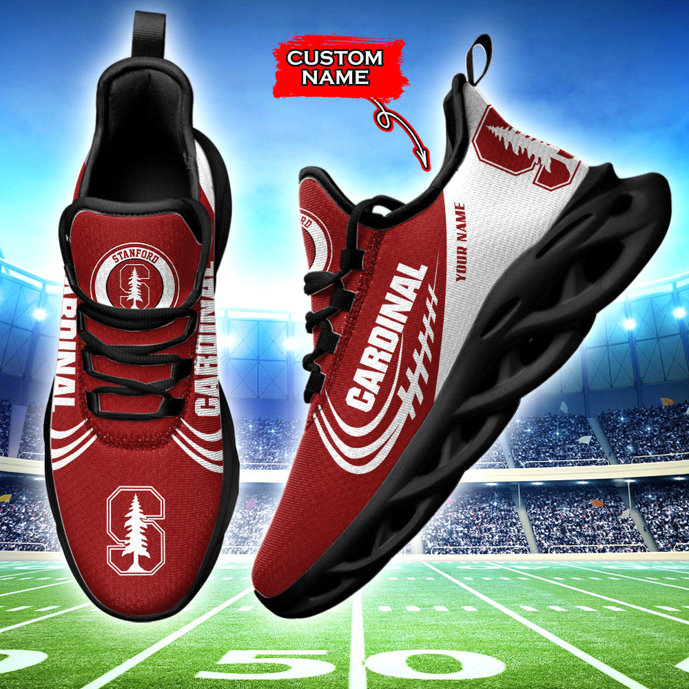 Ideafootwear Stanford Cardinal NCAA Max Soul Shoes Sneakers For Men And Women