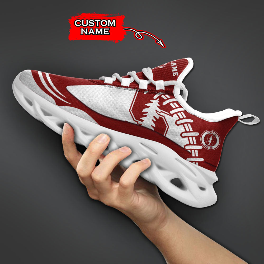 Ideafootwear Stanford Cardinal NCAA Max Soul Shoes Sneakers For Men And Women
