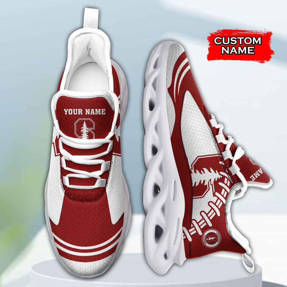 Ideafootwear Stanford Cardinal NCAA Max Soul Shoes Sneakers For Men And Women