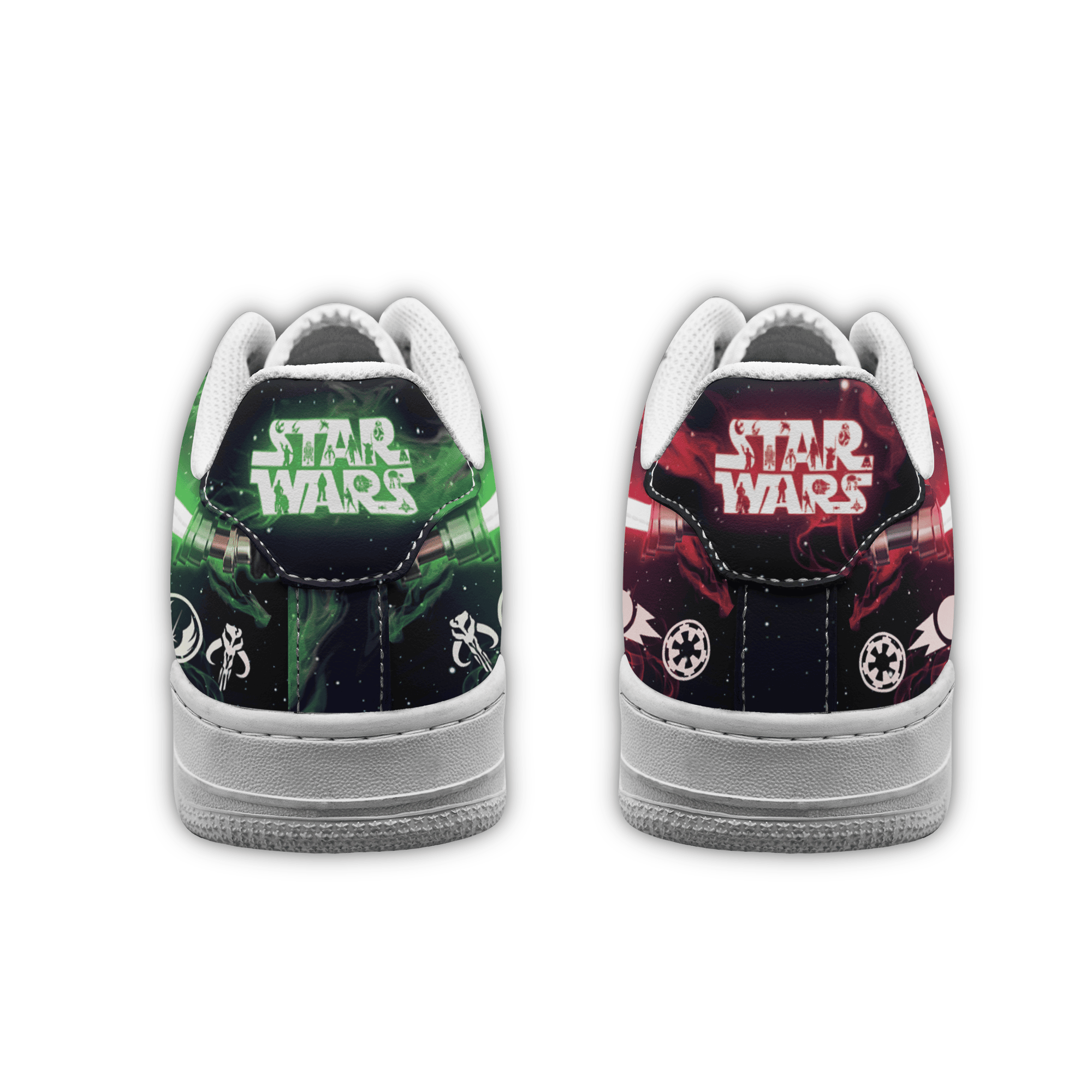 Ideafootwear Star Wars Air Low-Top Sneakers Shoes For Men And Women