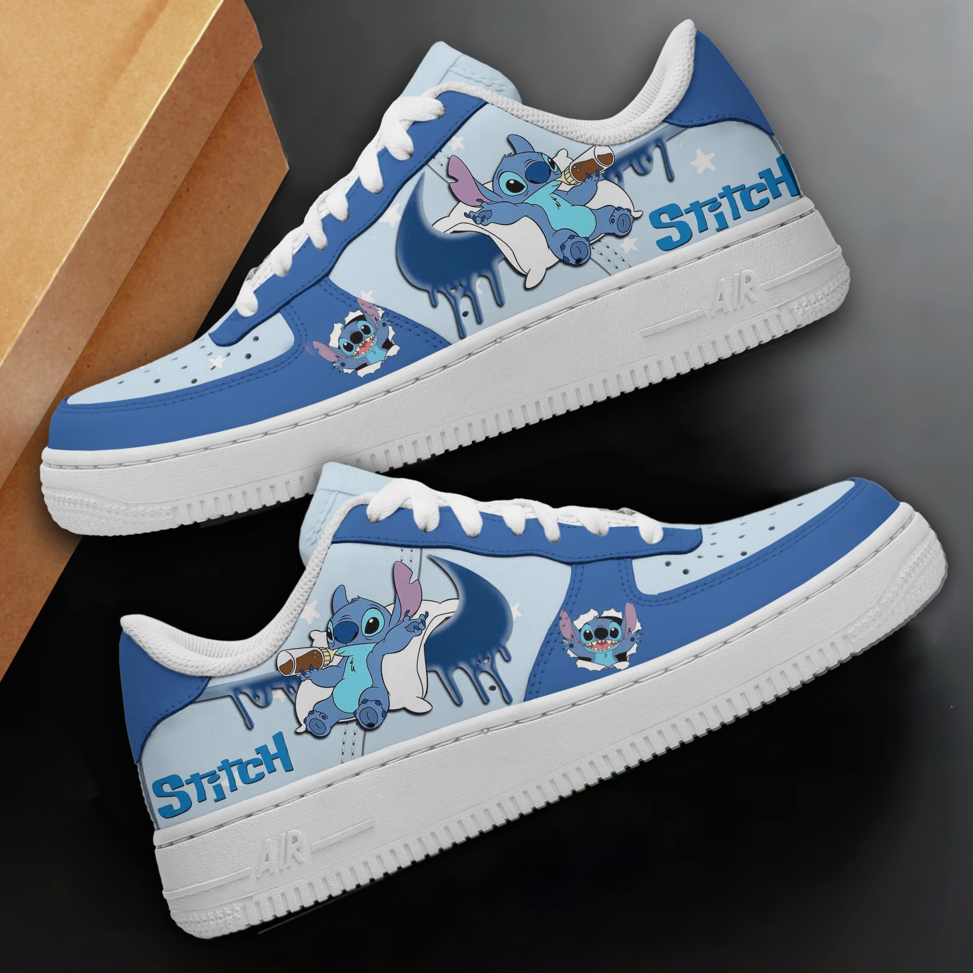 Ideafootwear Stitch Air Low-Top Sneakers Shoes For Men And Women