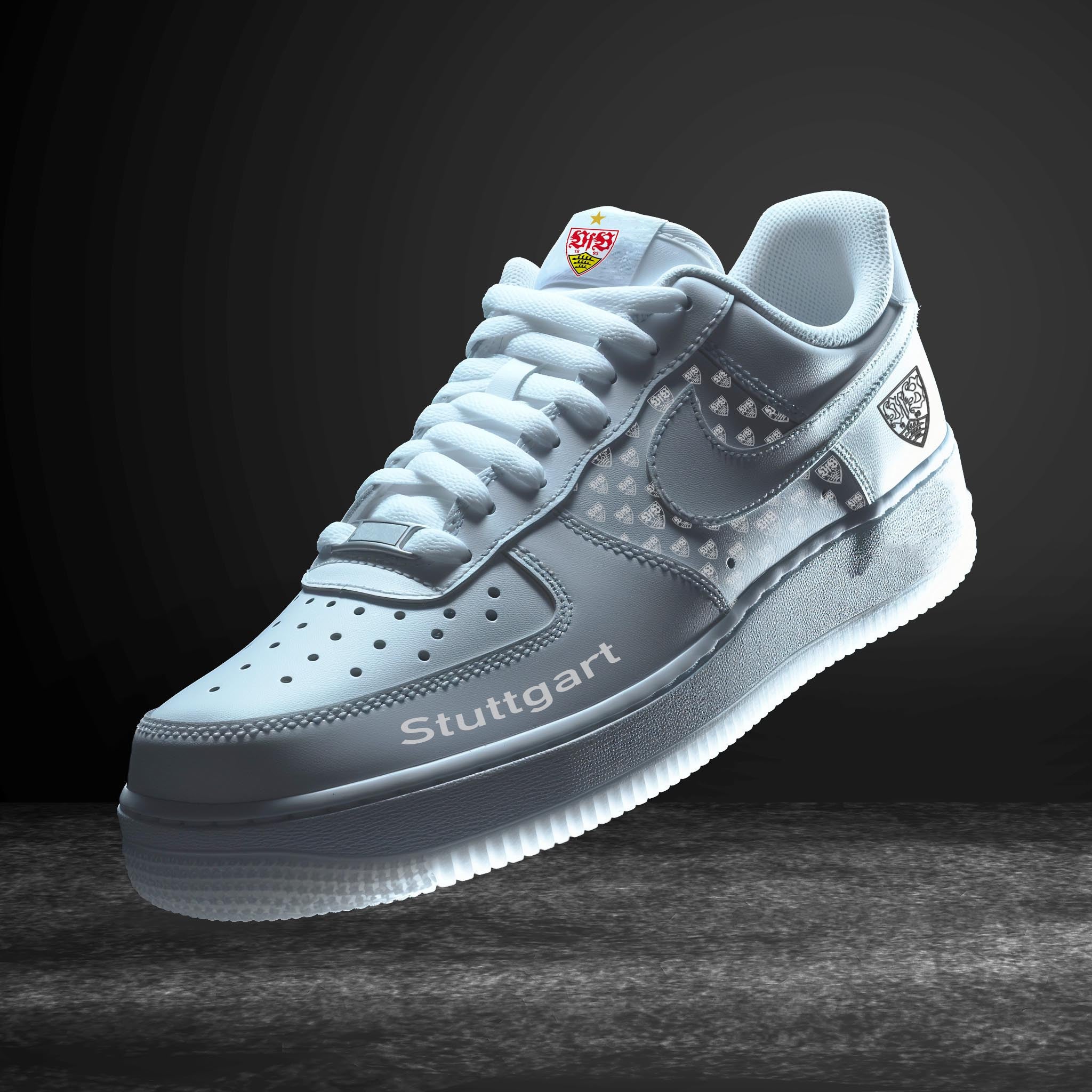 Ideafootwear Stuttgart Bundesliga Air Low-Top Sneakers Shoes For Men And Women