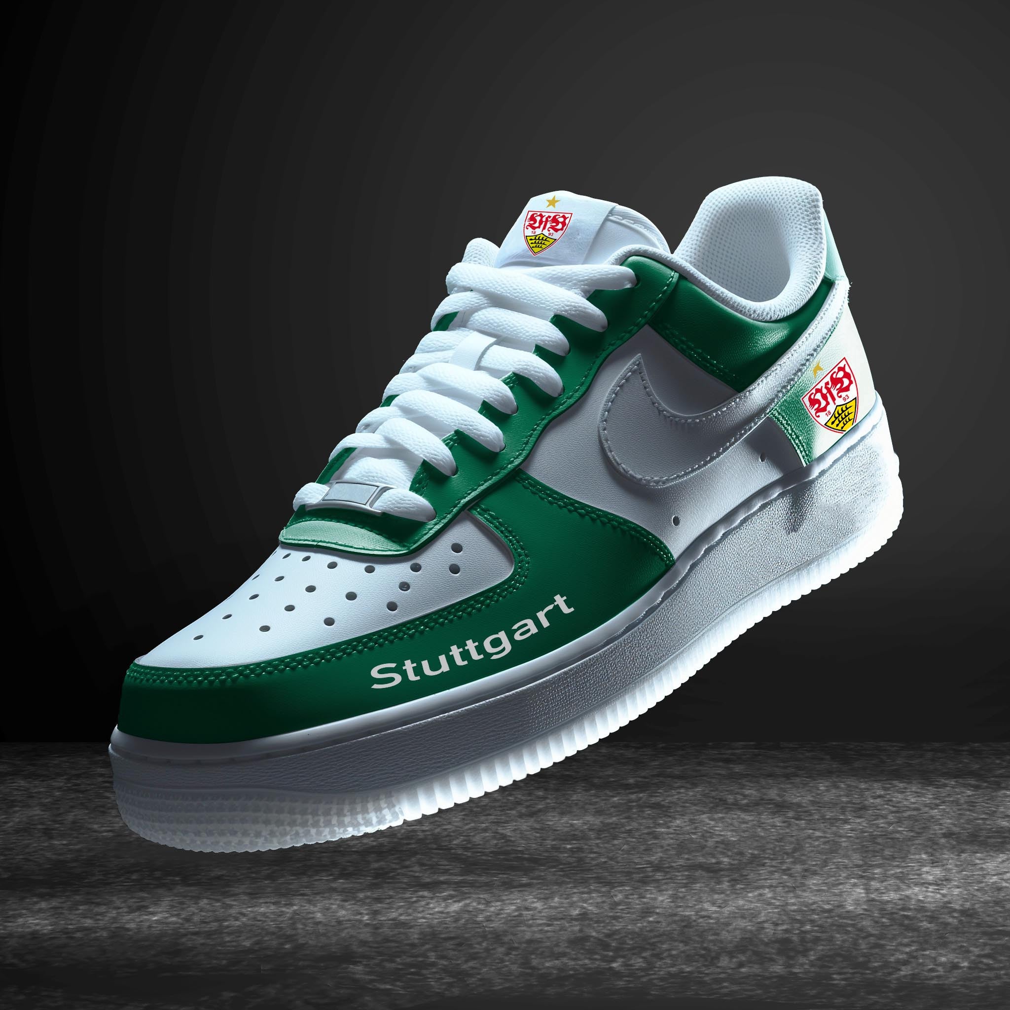 Ideafootwear Stuttgart Bundesliga Air Low-Top Sneakers Shoes For Men And Women
