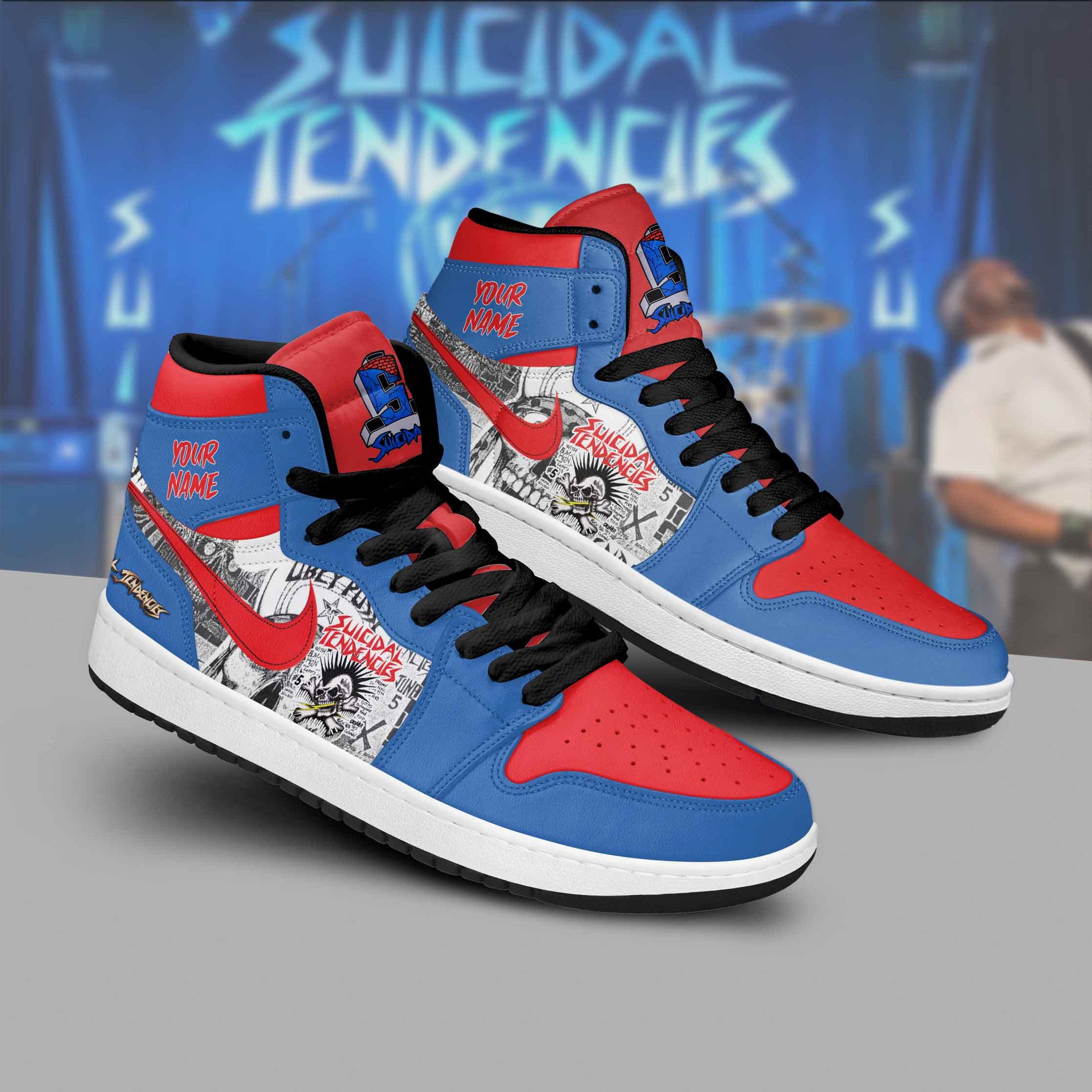 Ideafootwear Suicidal Tendencies AJ1 High Sneakers Shoes For Men And Women