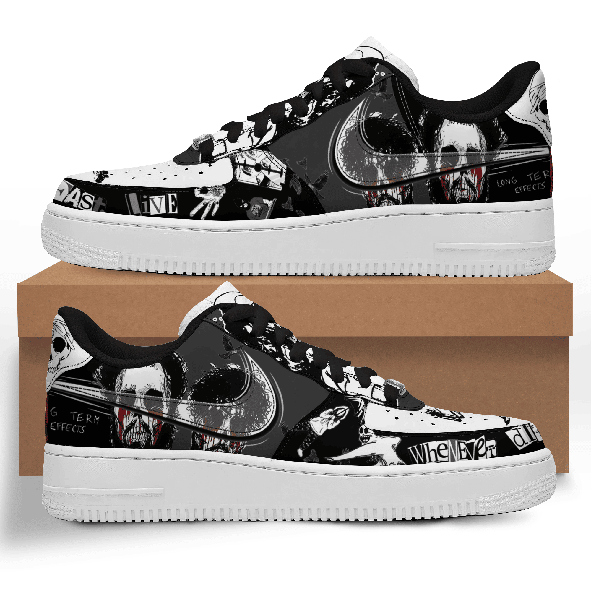 Ideafootwear Suicideboys Air Low-Top Sneakers Shoes For Men And Women