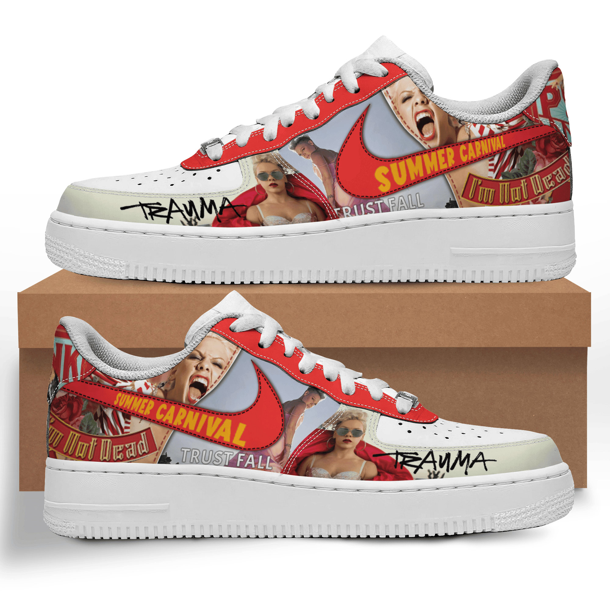 Ideafootwear Summer Carnival Air Low-Top Sneakers Shoes For Men And Women