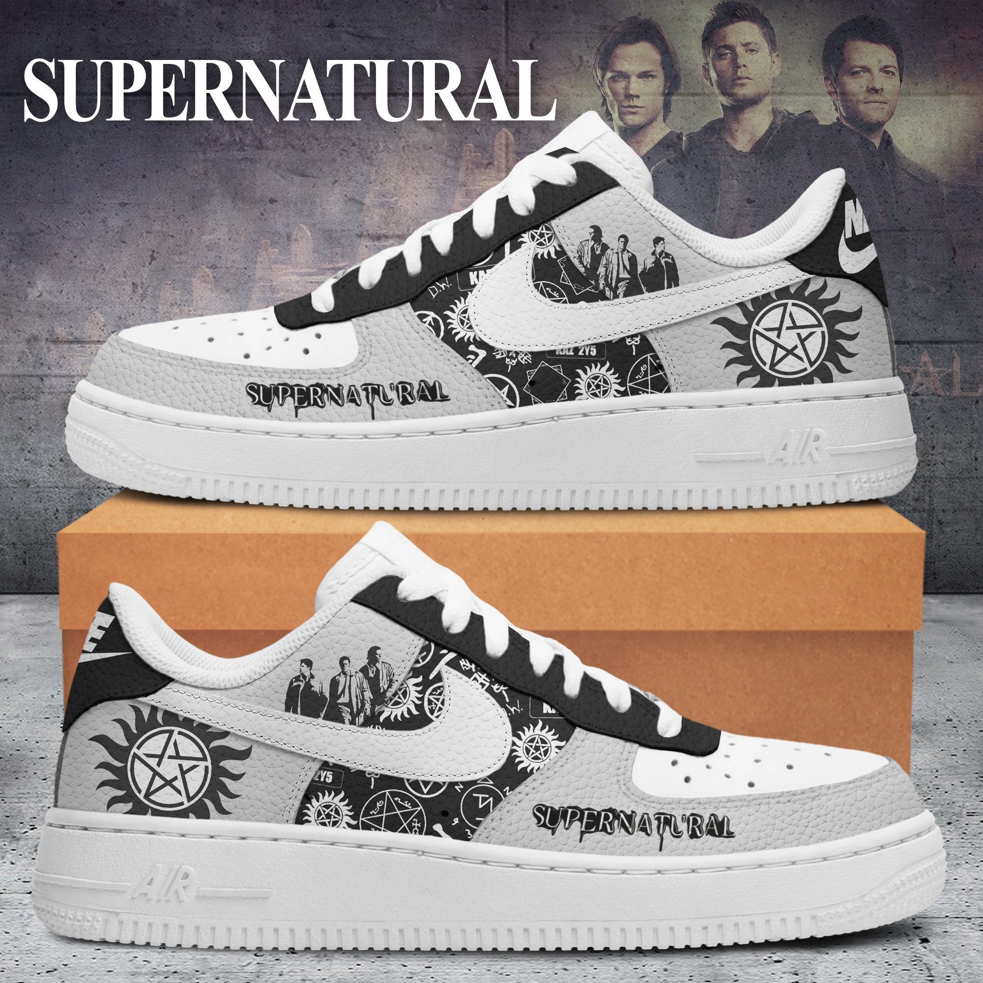 Ideafootwear Supernatural Air Low-Top Sneakers Shoes For Men And Women