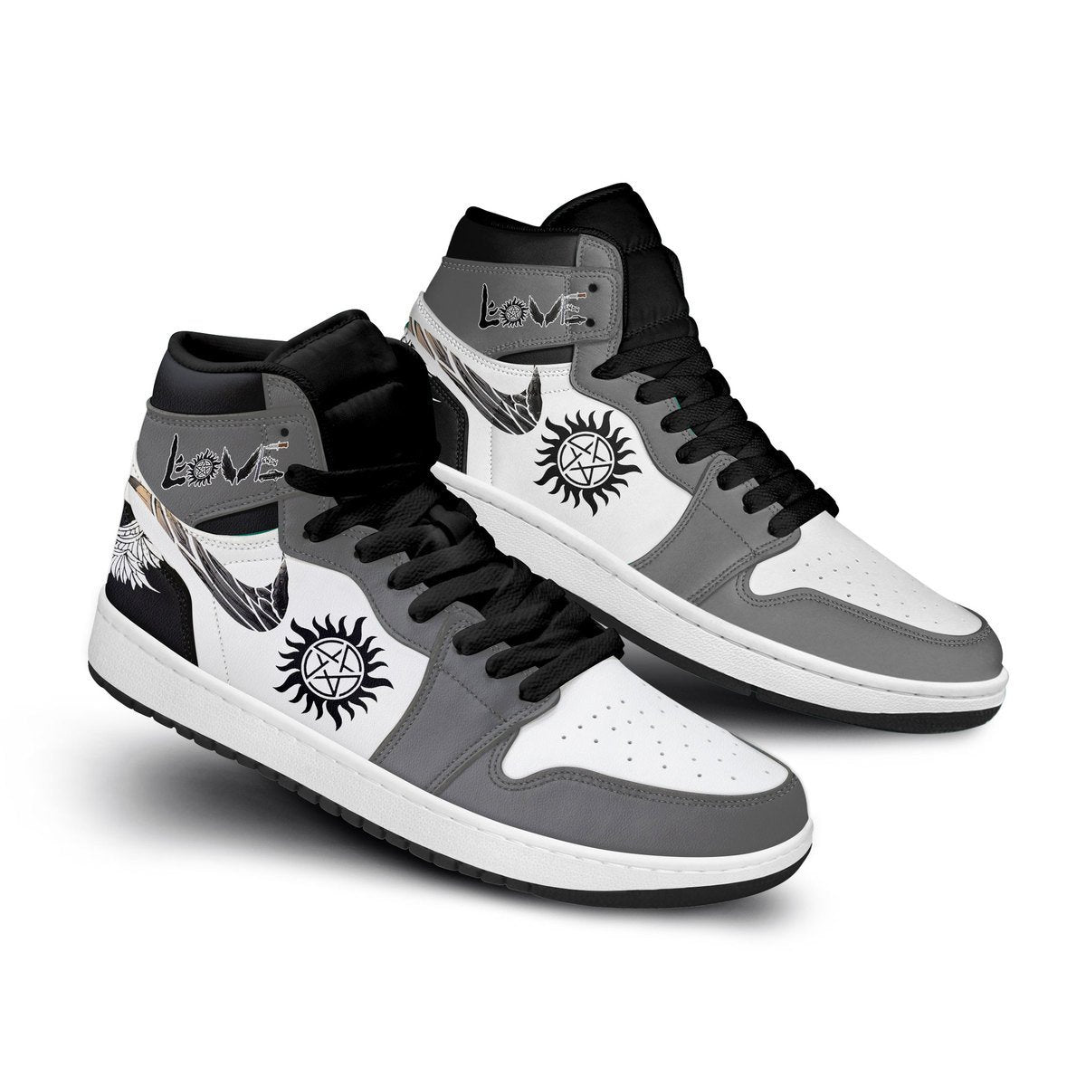 Ideafootwear Supernatural AJ1 High Sneakers Shoes For Men And Women