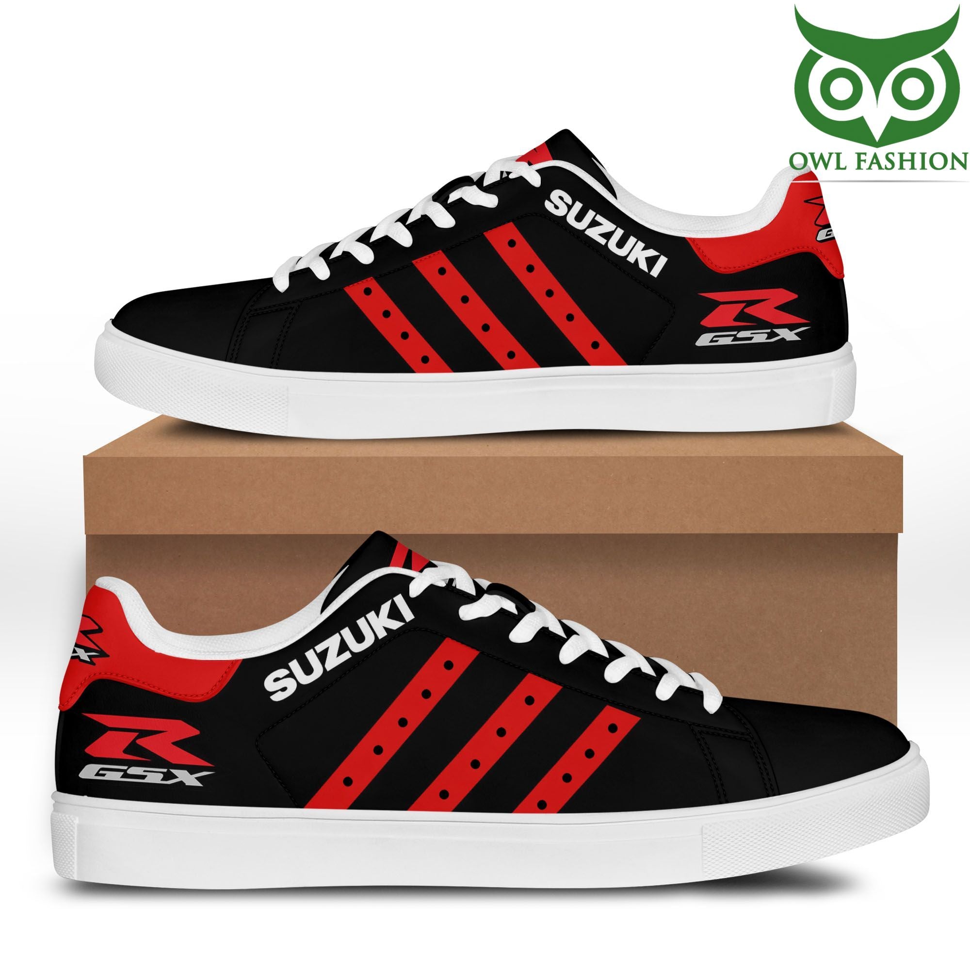 Ideafootwear Suzuki GSX Skate Stan Shoes Sneakes For Men And Women