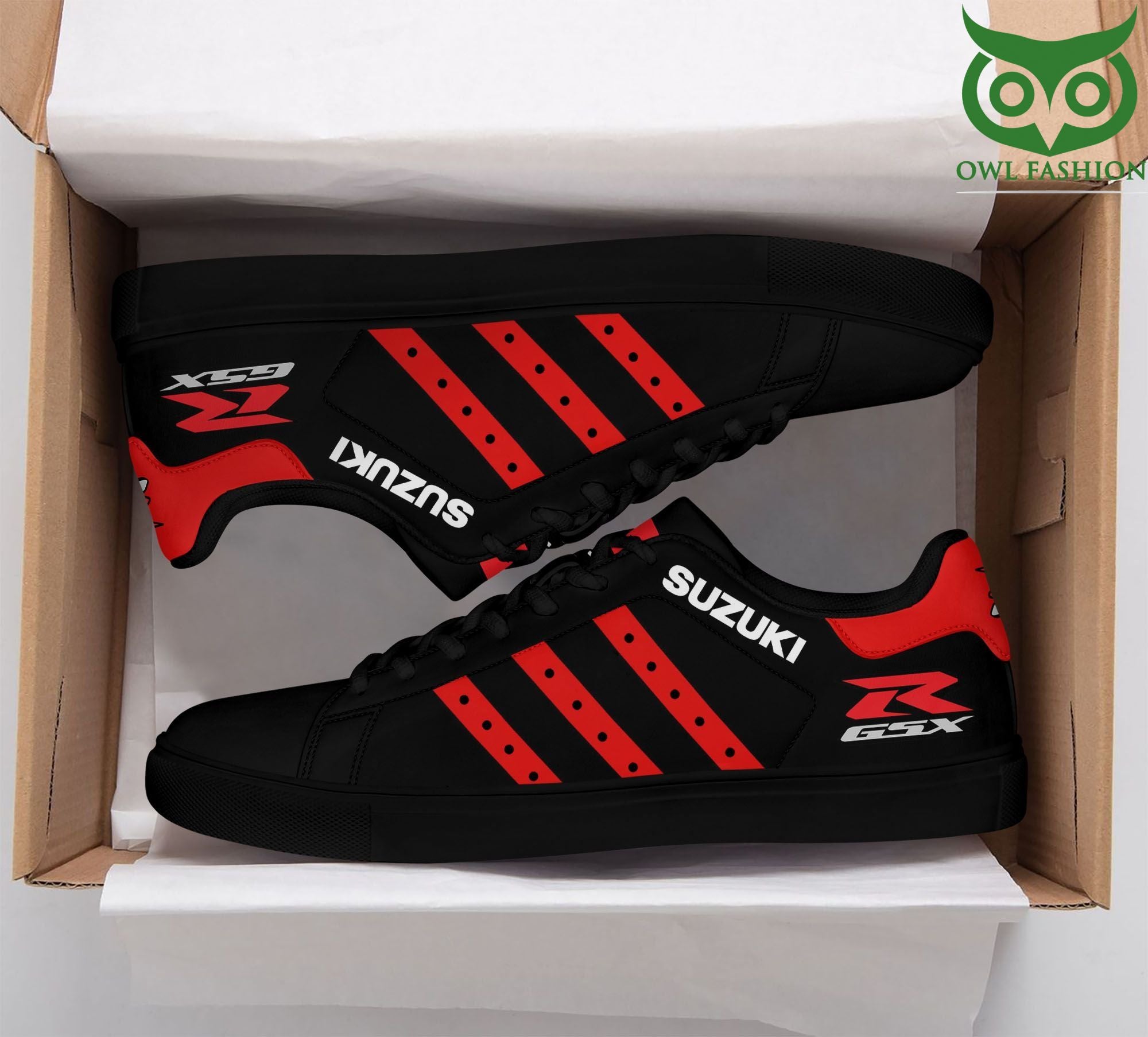 Ideafootwear Suzuki GSX Skate Stan Shoes Sneakes For Men And Women