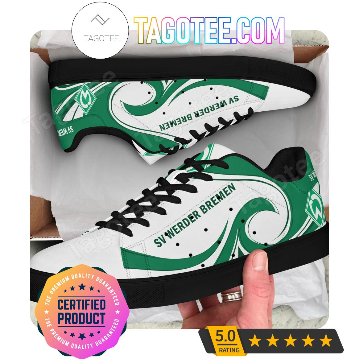 Ideafootwear SV Werder Bremen Skate Stan Shoes Sneakes For Men And Women