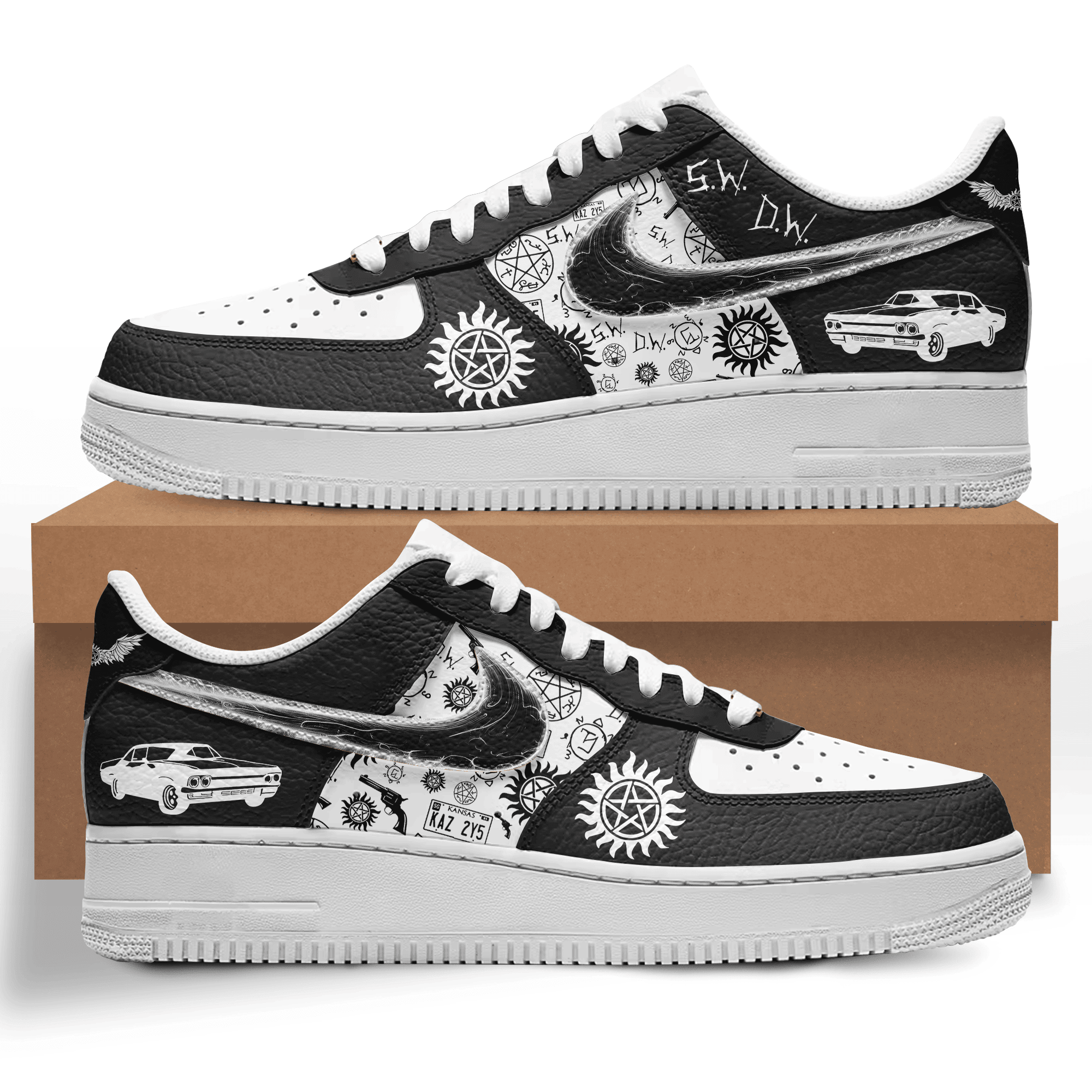 Ideafootwear SWDW Possession Band Air Low-Top Sneakers Shoes For Men And Women