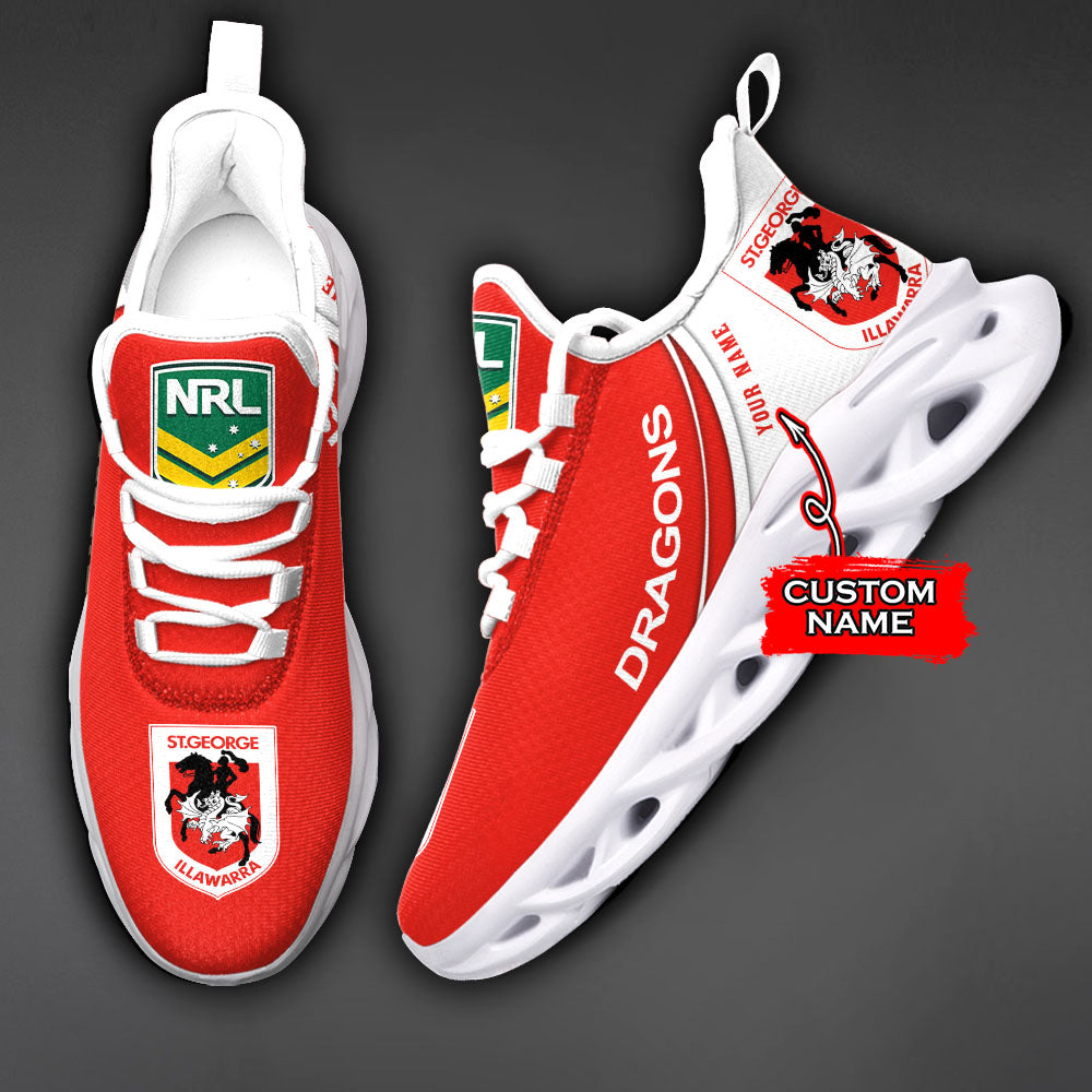 Ideafootwear Sydney Roosters NRL Max Soul Shoes Sneakers For Men And Women