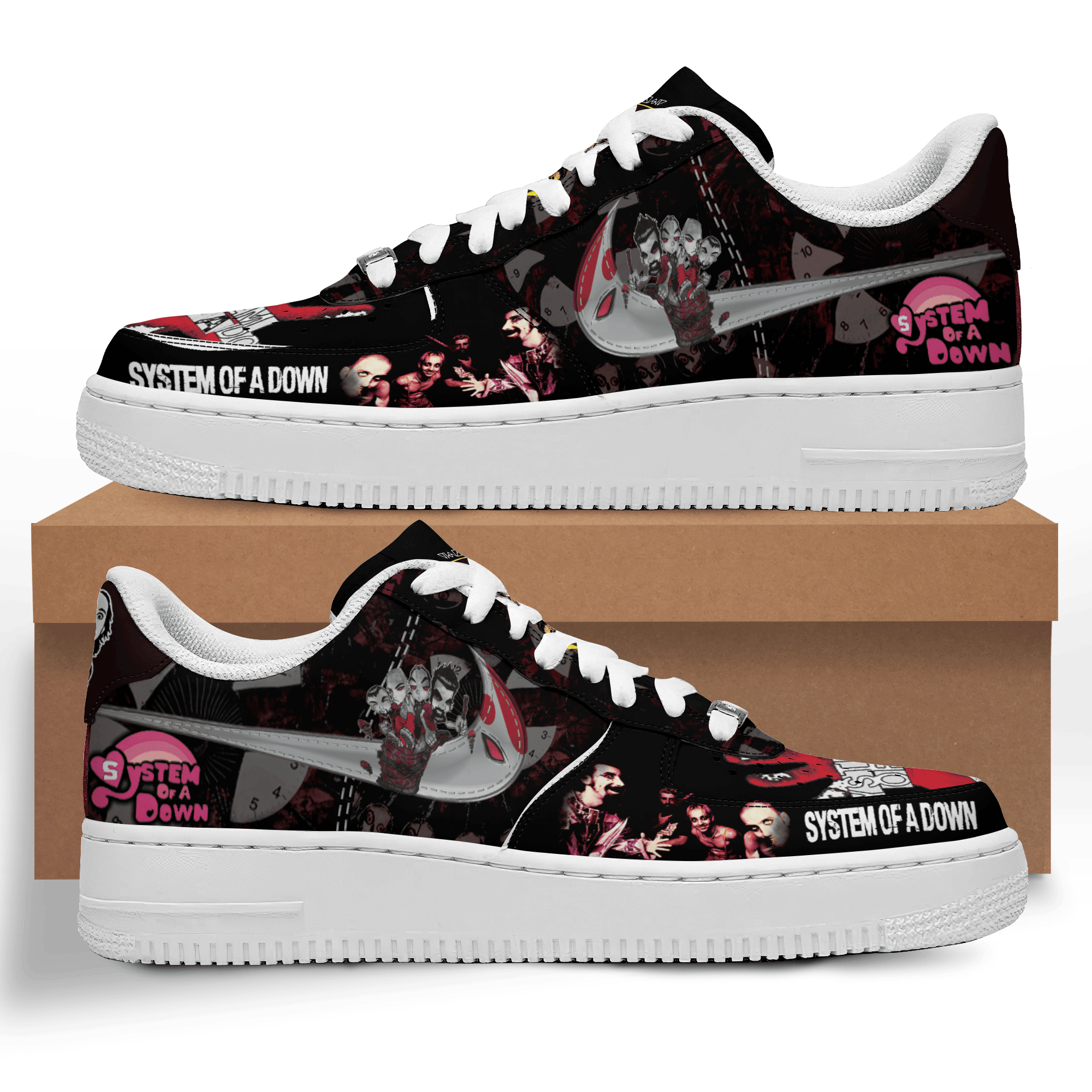 Ideafootwear System of a Down Air Low-Top Sneakers Shoes For Men And Women