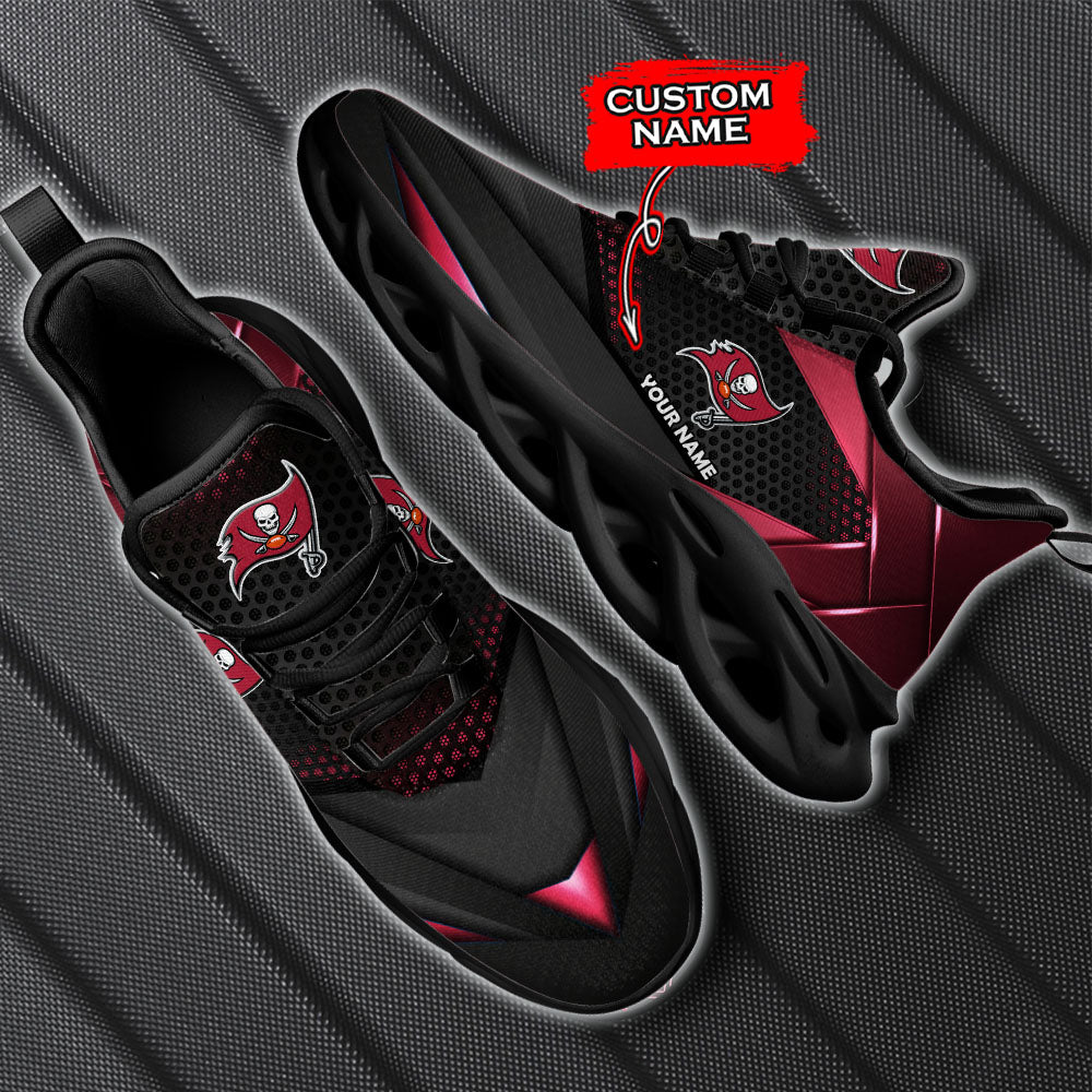 Ideafootwear Tampa Bay Buccaneers NFL Max Soul Shoes Sneakers For Men And Women