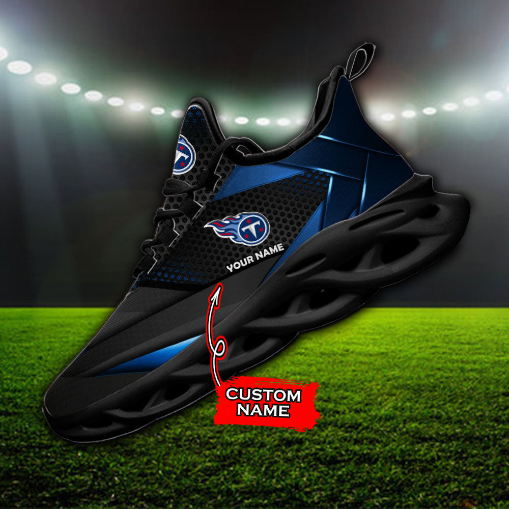 Ideafootwear Tennessee Titans NFL Max Soul Shoes Sneakers For Men And Women