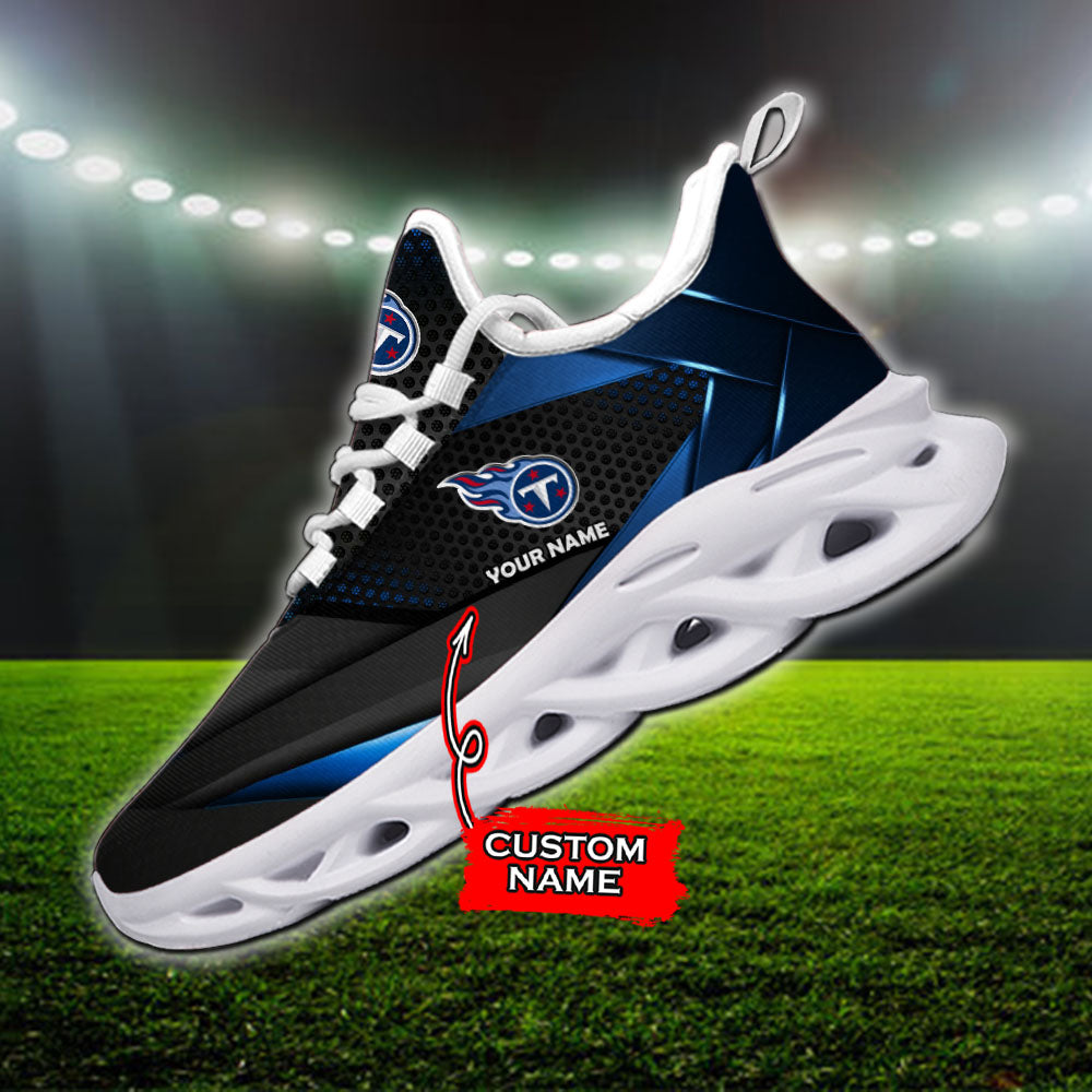 Ideafootwear Tennessee Titans NFL Max Soul Shoes Sneakers For Men And Women